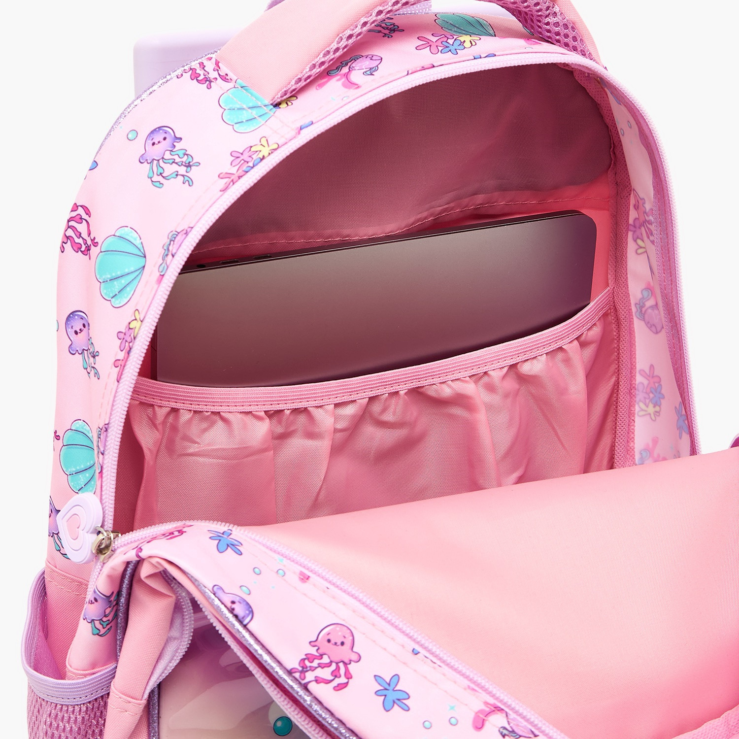 طقم شنطة ترولي مدرسية 5 قطع للبنات 5-8 سنوات مع صندوق غداء - 16 بوصة - سامي ستوديو-school-bagsandbackpacks-trolleybags-image-6