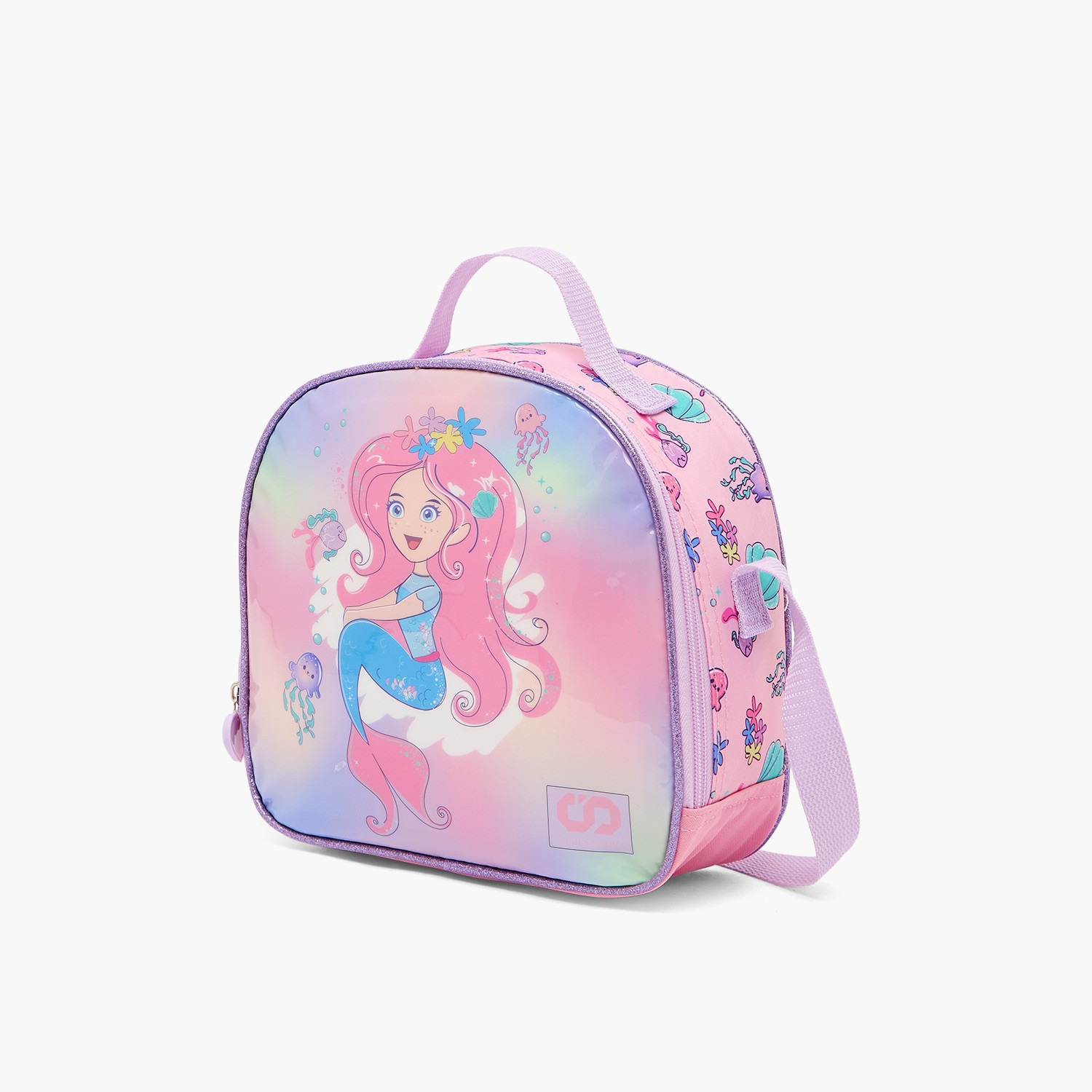 طقم شنطة ترولي مدرسية 5 قطع للبنات 5-8 سنوات مع صندوق غداء - 16 بوصة - سامي ستوديو-school-bagsandbackpacks-trolleybags-image-13
