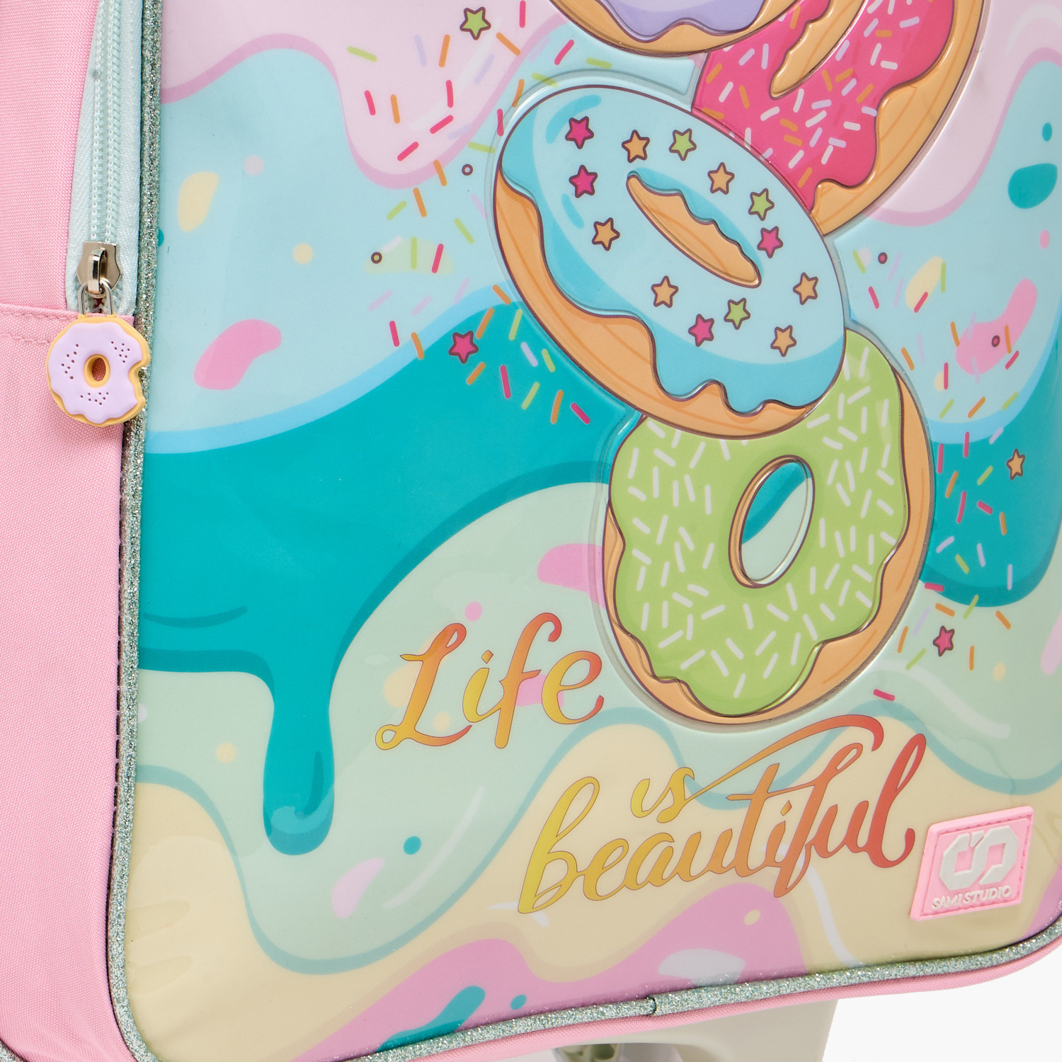 SAMI STUDIO Printed 5-Piece School Trolley Bag Set for Girls 5-8 Years with Lunch Bag - 16 inches-school-bagsandbackpacks-trolleybags-image-6