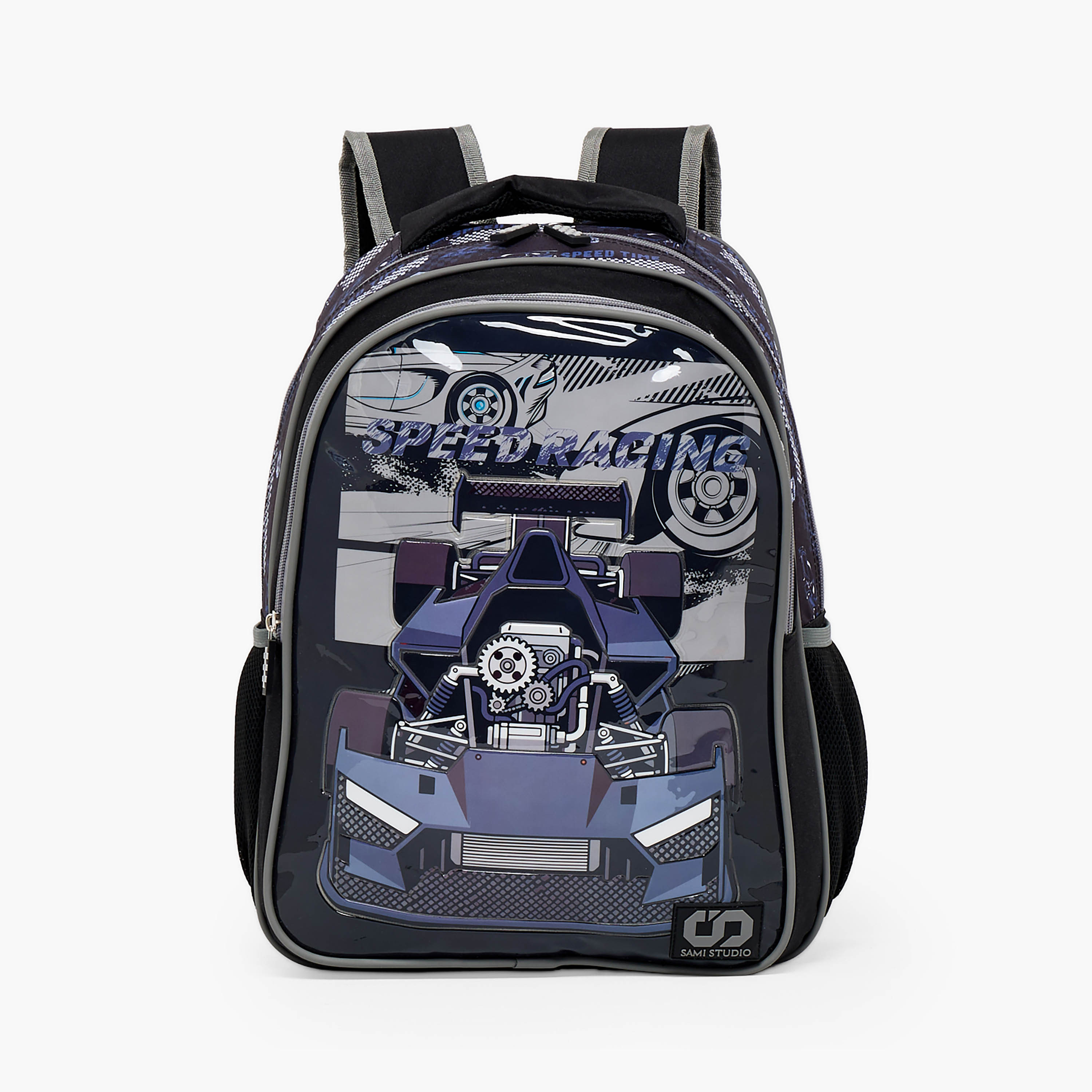 SAMI STUDIO Game Print 5-Piece School Backpack Set for Boys 5-8 Years with Lunch Bag - 16 inches-school-bagsandbackpacks-backpacks-image-3