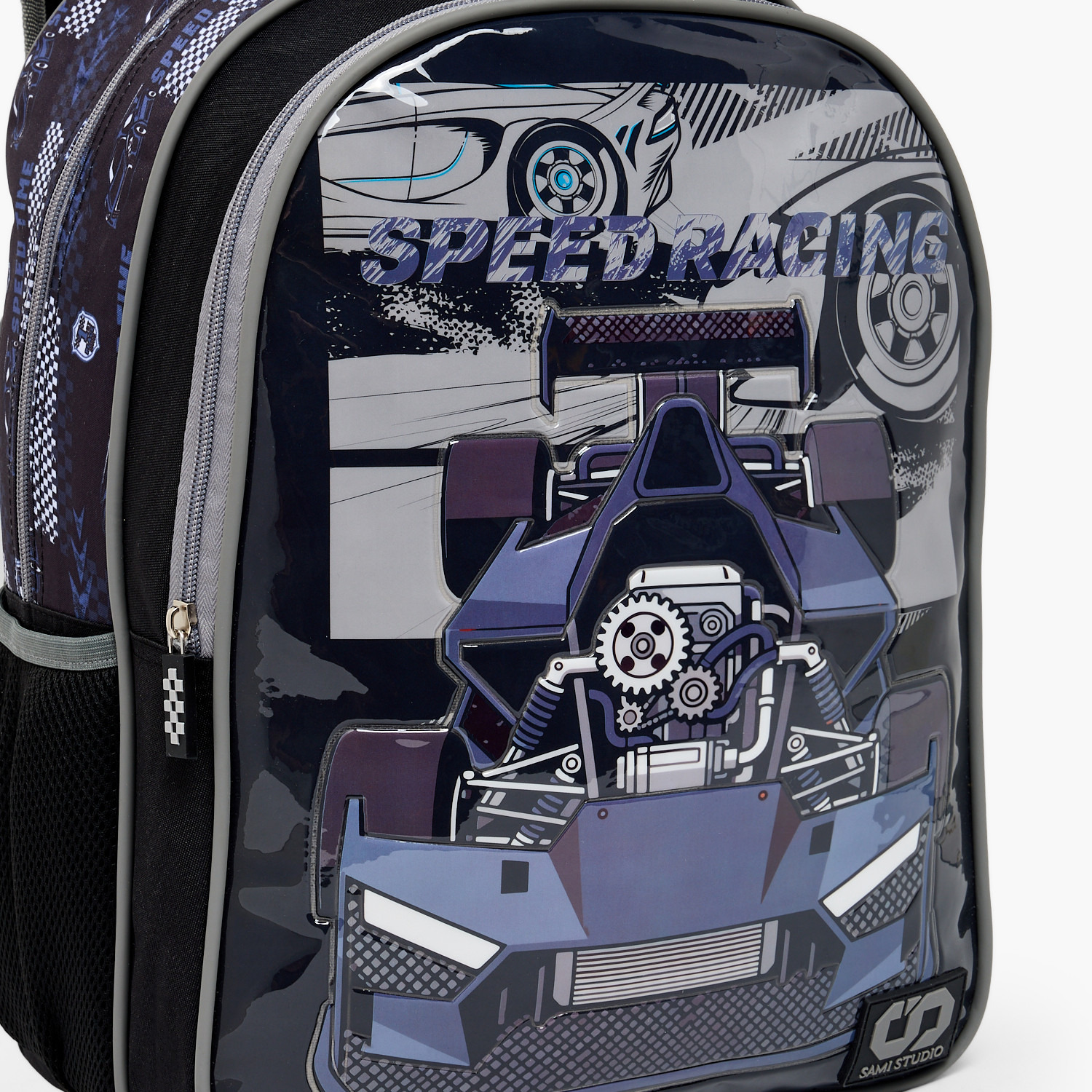 SAMI STUDIO Game Print 5-Piece School Backpack Set for Boys 5-8 Years with Lunch Bag - 16 inches-school-bagsandbackpacks-backpacks-image-4