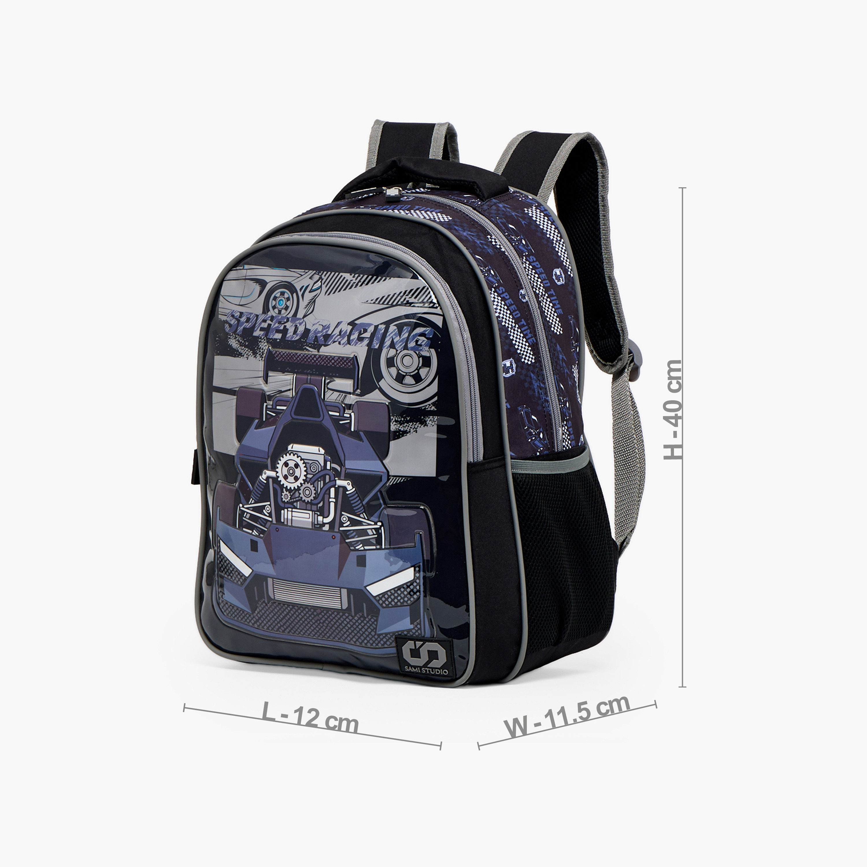 SAMI STUDIO Game Print 5-Piece School Backpack Set for Boys 5-8 Years with Lunch Bag - 16 inches-school-bagsandbackpacks-backpacks-image-7