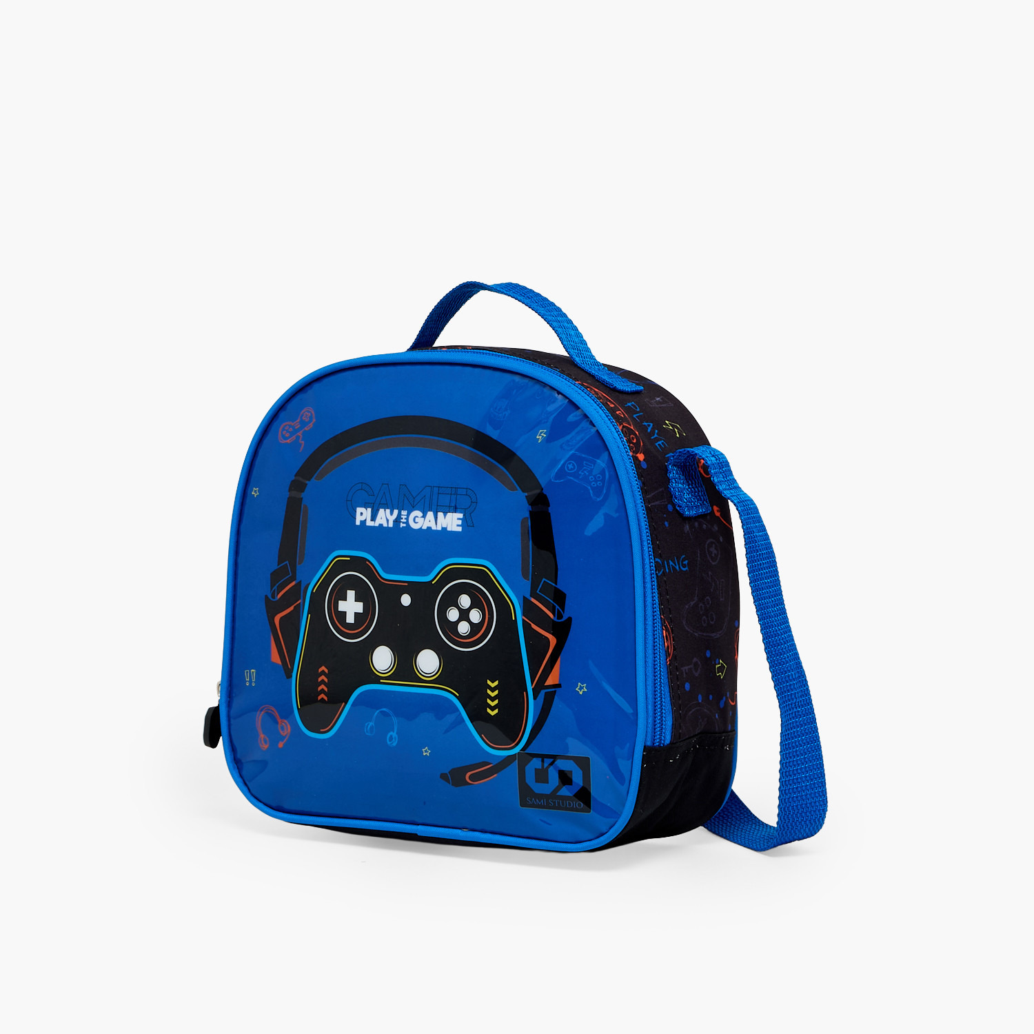 SAMI STUDIO Gaming Print 5-Piece School Backpack Set for Boys 5-8 Years with Lunch Bag - 16 inches-school-bagsandbackpacks-backpacks-image-11