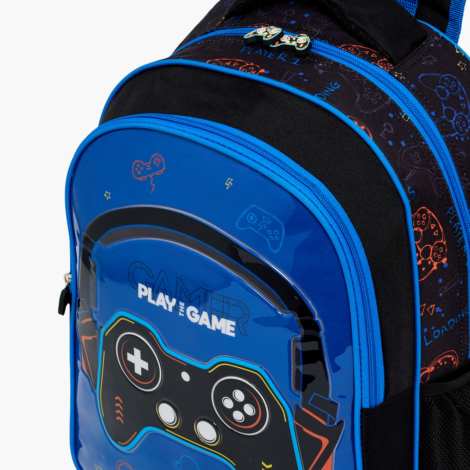 SAMI STUDIO Gaming Print 5-Piece School Backpack Set for Boys 5-8 Years with Lunch Bag - 16 inches-school-bagsandbackpacks-backpacks-image-5