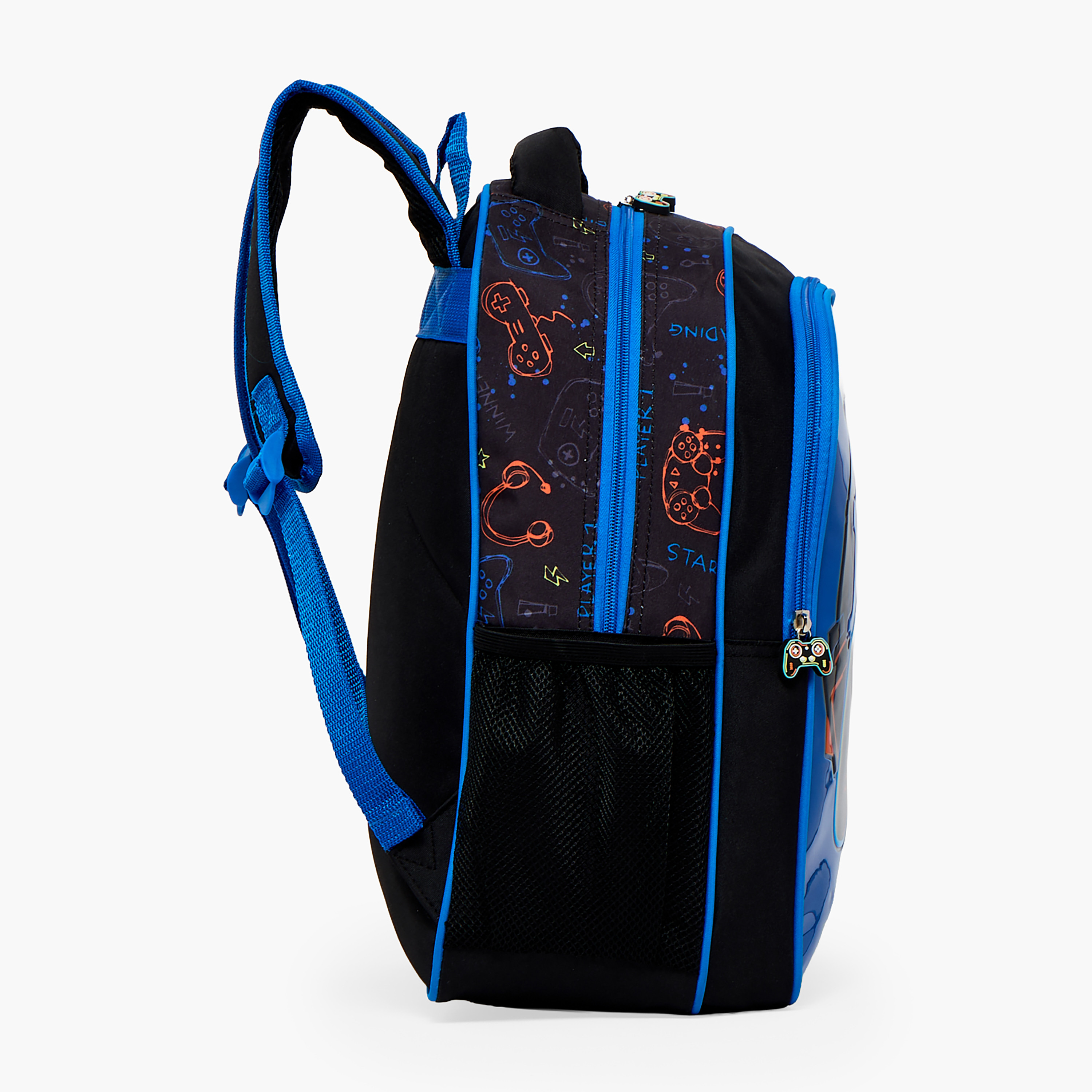 SAMI STUDIO Gaming Print 5-Piece School Backpack Set for Boys 5-8 Years with Lunch Bag - 16 inches-school-bagsandbackpacks-backpacks-image-8