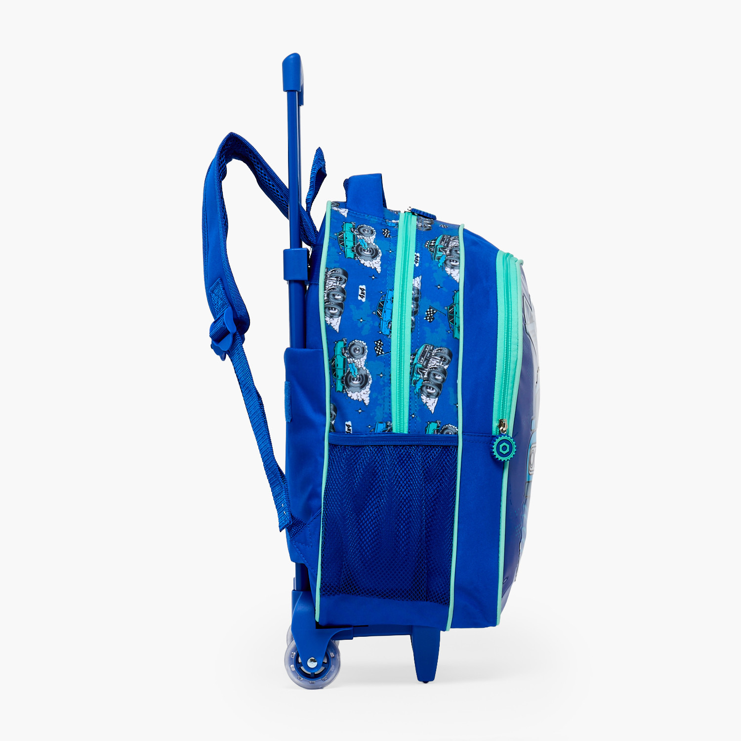 SAMI STUDIO Truck Print 5-Piece School Trolley Bag Set for Boys 5-8 Years with Lunch Bag - 16 inches-school-bagsandbackpacks-trolleybags-image-9