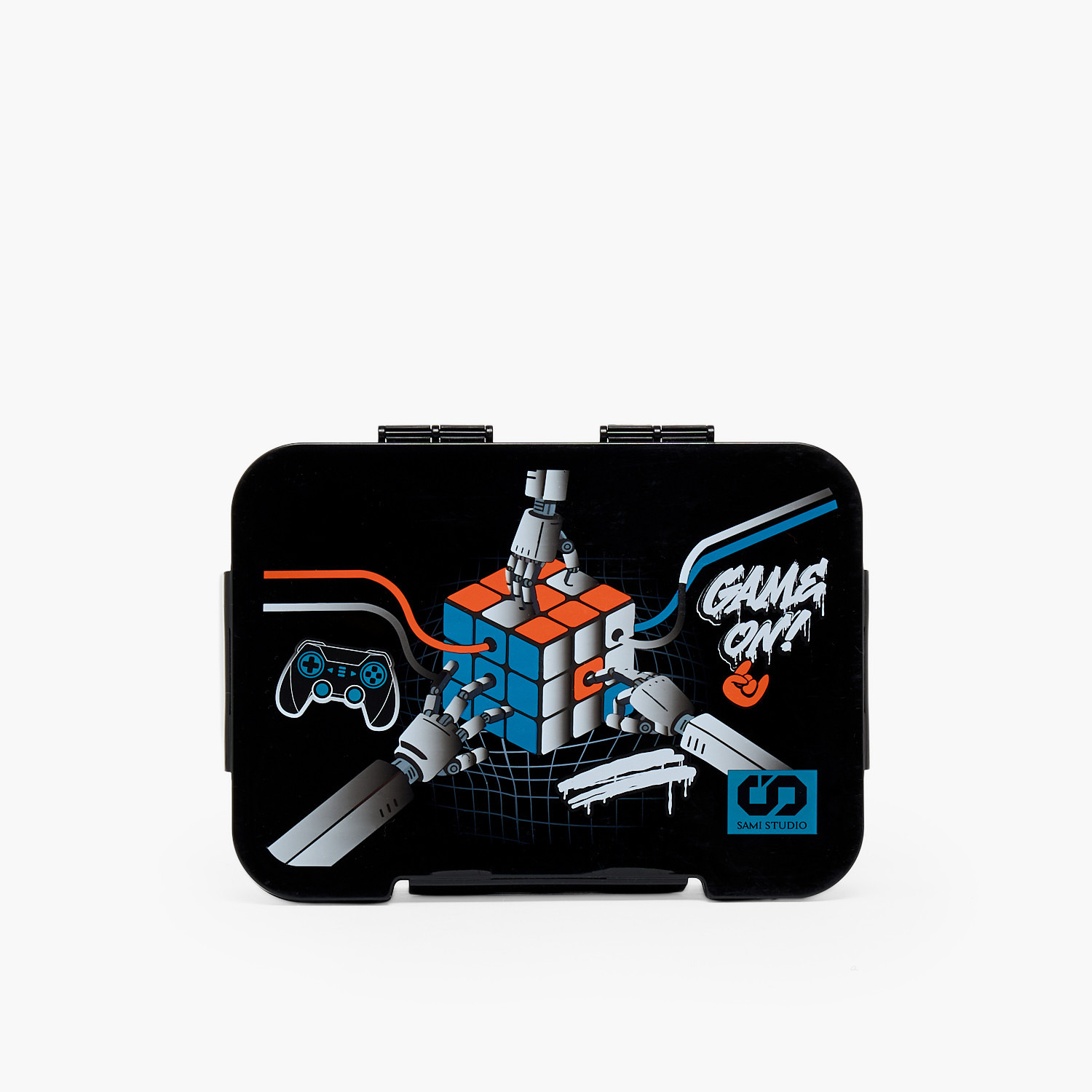 SAMI STUDIO Rubiks Print 5-Piece School Trolley Bag Set for Boys 5-8 Years with Lunch Bag -16 inches-school-bagsandbackpacks-trolleybags-image-17