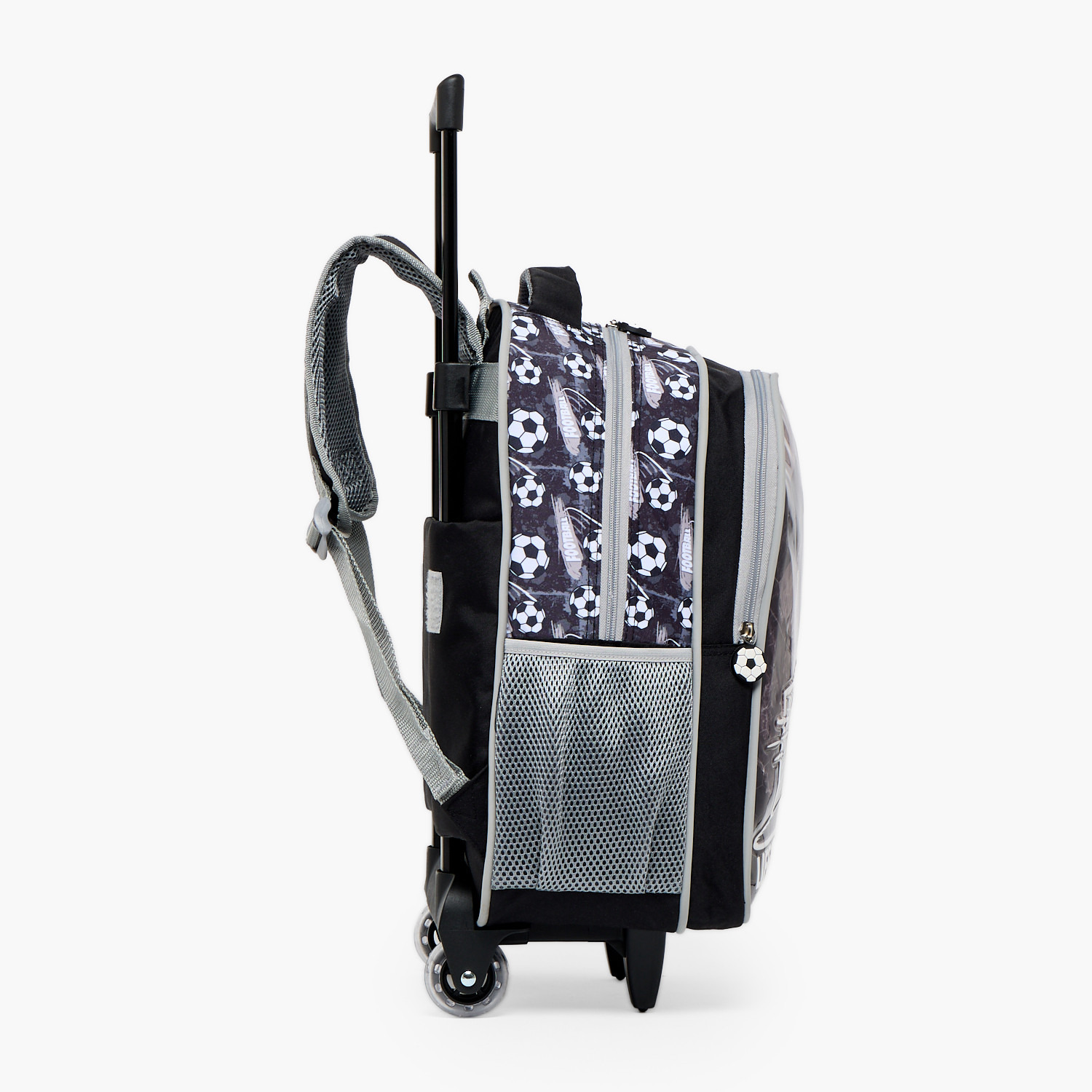 SAMI STUDIO Football 5-Piece School Trolley Bag Set for Boys 5-8 Years with Lunch Bag - 16 inches-school-bagsandbackpacks-trolleybags-image-8