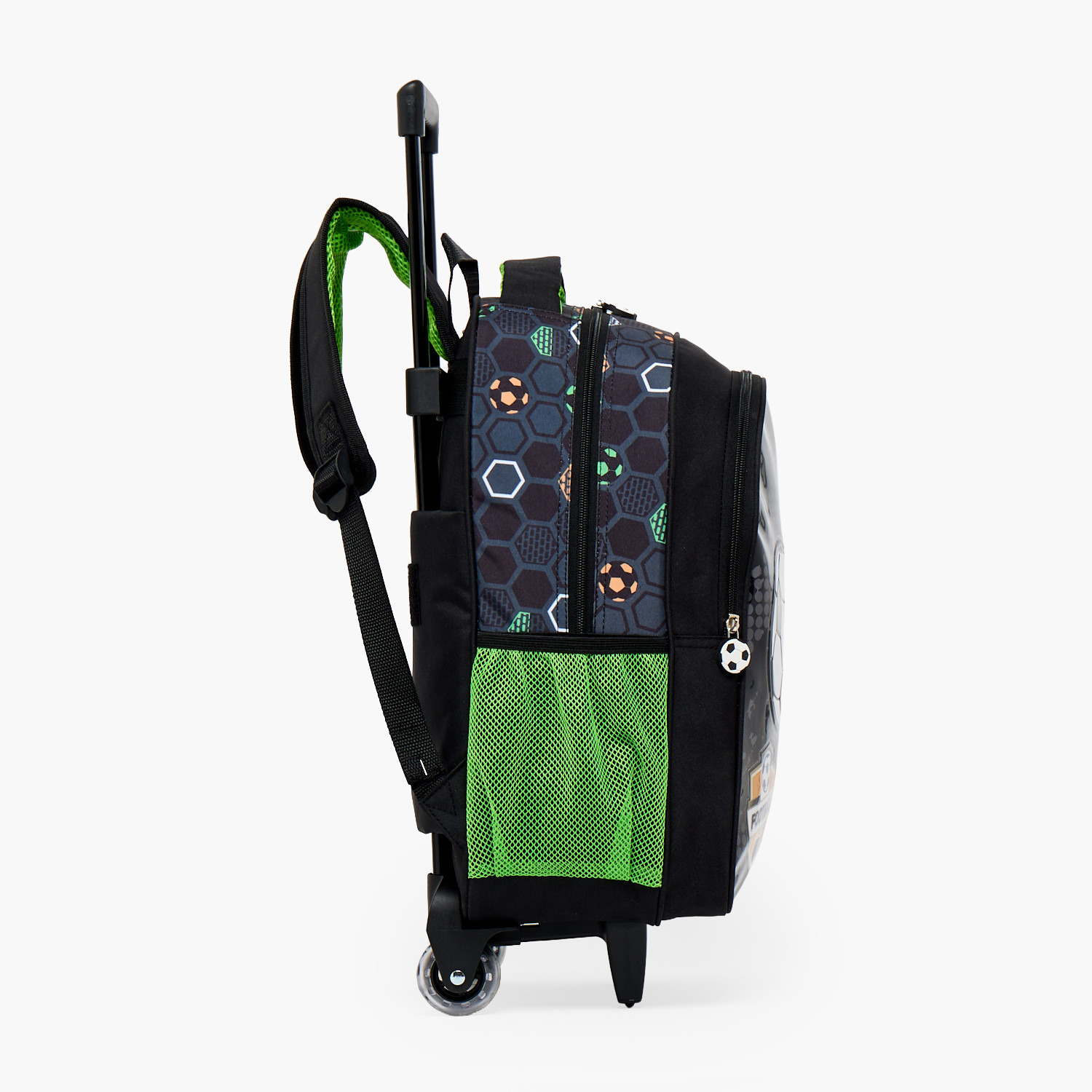 SAMI STUDIO Football 5-Piece School Trolley Bag Set for Boys 5-8 Years with Lunch Bag - 16 inches-school-bagsandbackpacks-trolleybags-image-9