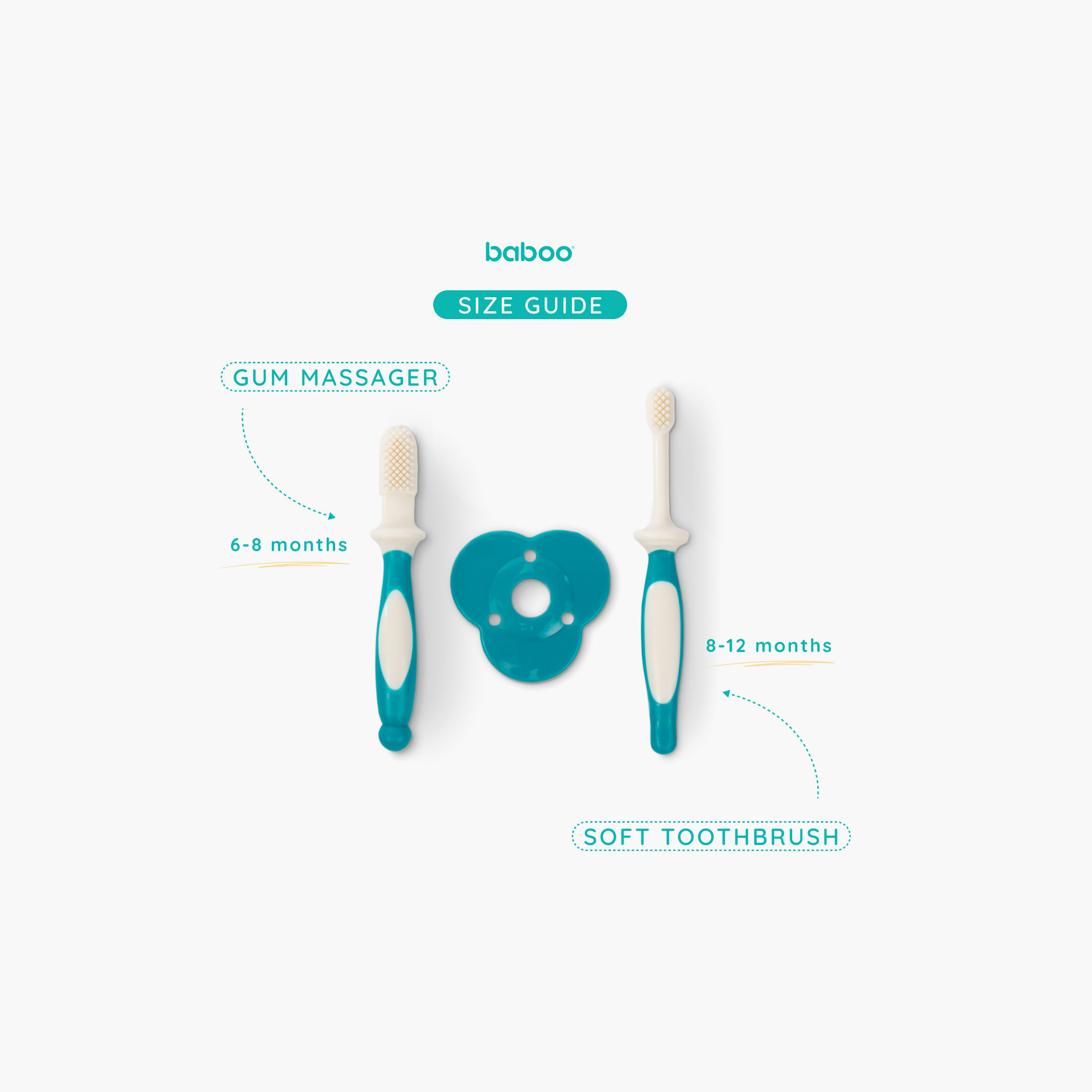 Baboo Silicone Training Toothbrush Set - 6 months-baby-bathandcare-oralcare-image-11