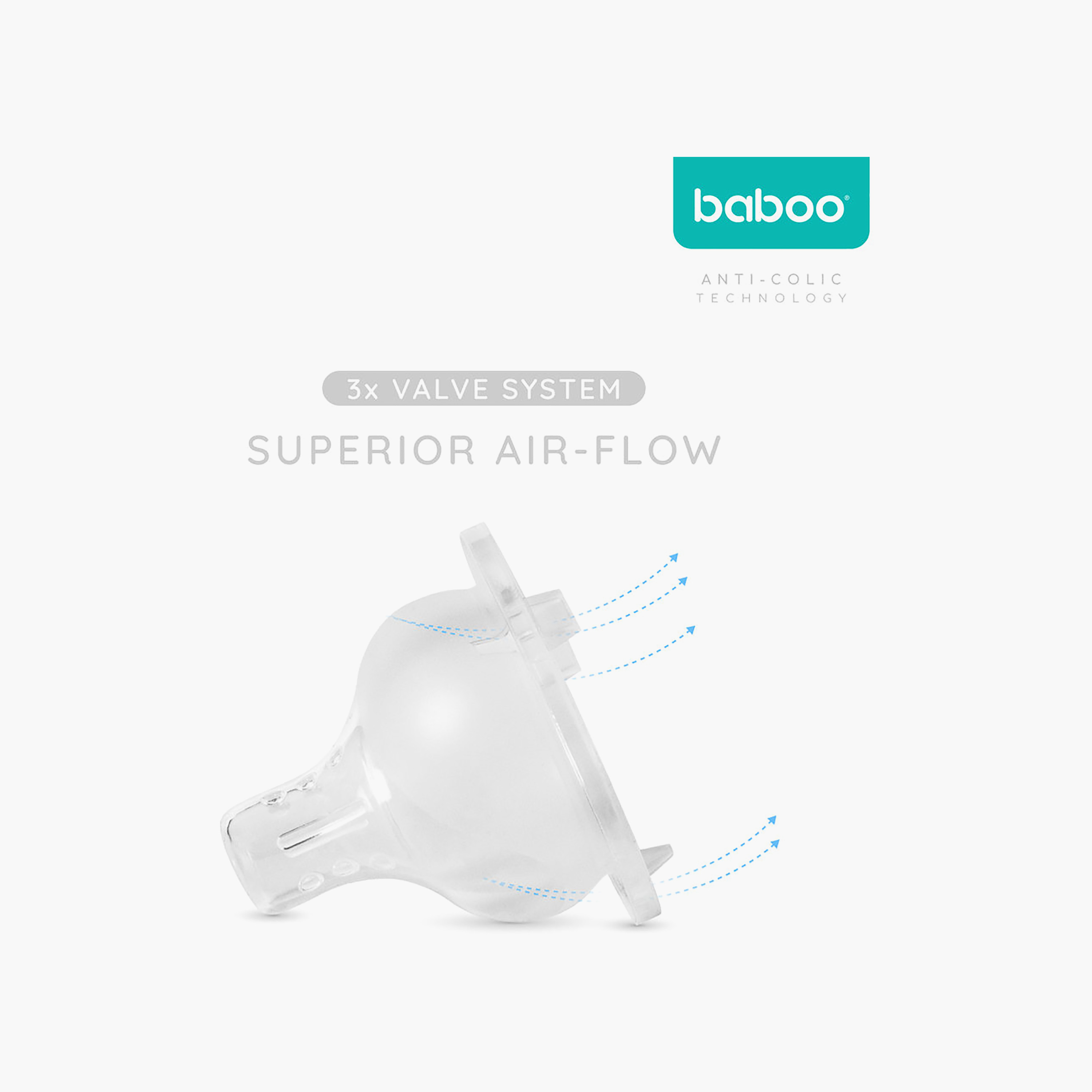 Baboo Anti-Colic Wide Neck Feeding Bottle - 180 ml - Peachy Keen - 0 Months+-baby-feeding-feedingbottles-bottlesandteats-image-9
