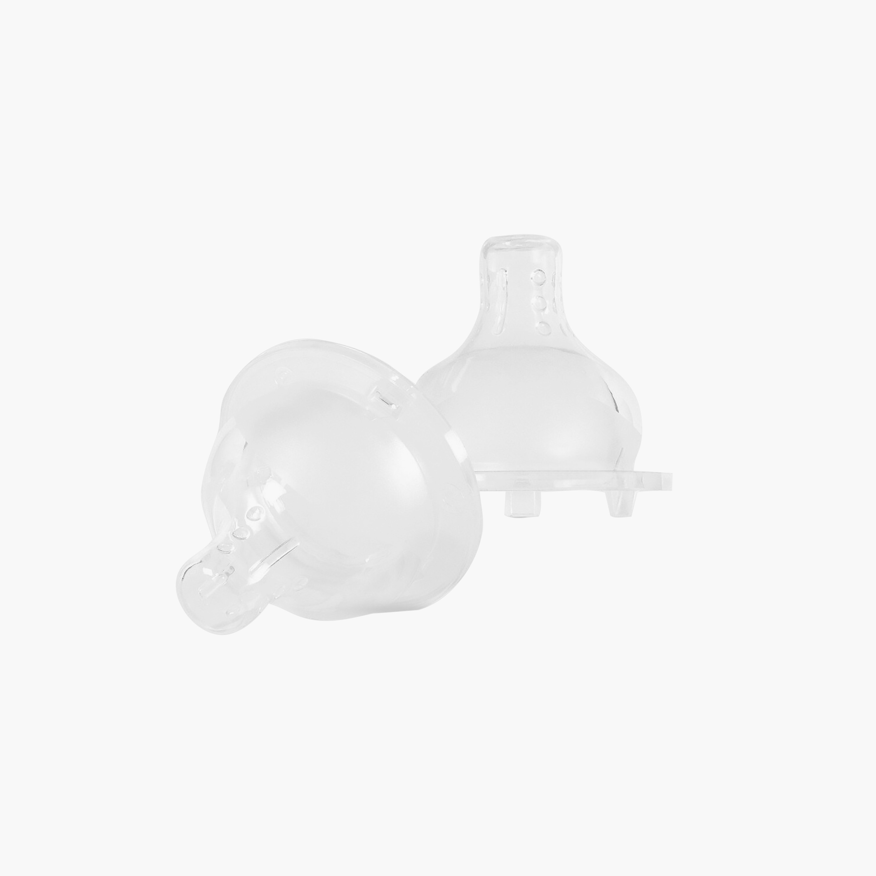 Baboo 2-Piece Anti-Colic 3 Valve Wide Neck Silicone Teat - Medium Flow - 3 Months+-baby-feeding-feedingbottles-bottlesandteats-image-1