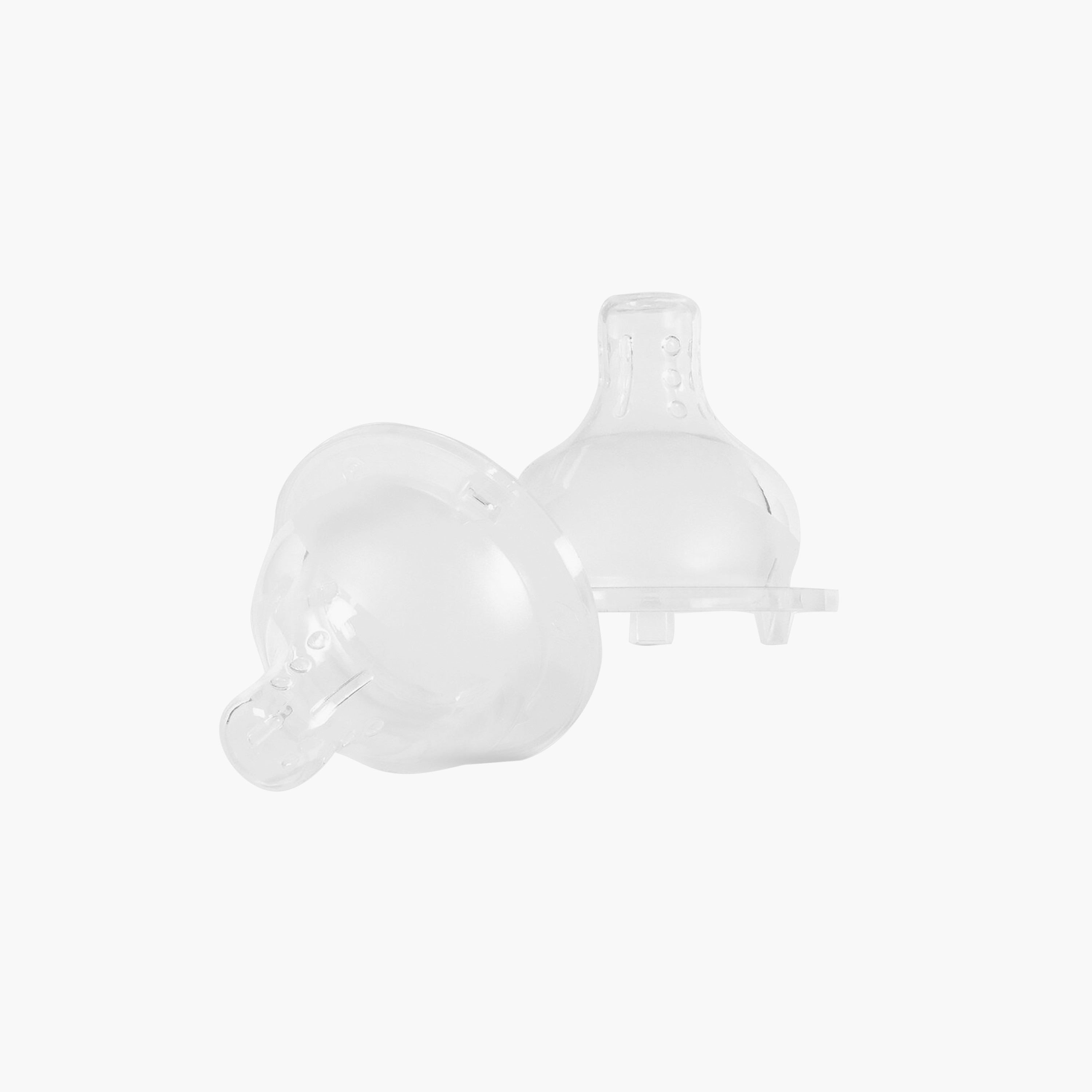 Baboo 2-Piece Anti-Colic 3 Valve Wide Neck Silicone Teat - Thick Liquids - 6 Months+-baby-feeding-feedingbottles-bottlesandteats-image-1