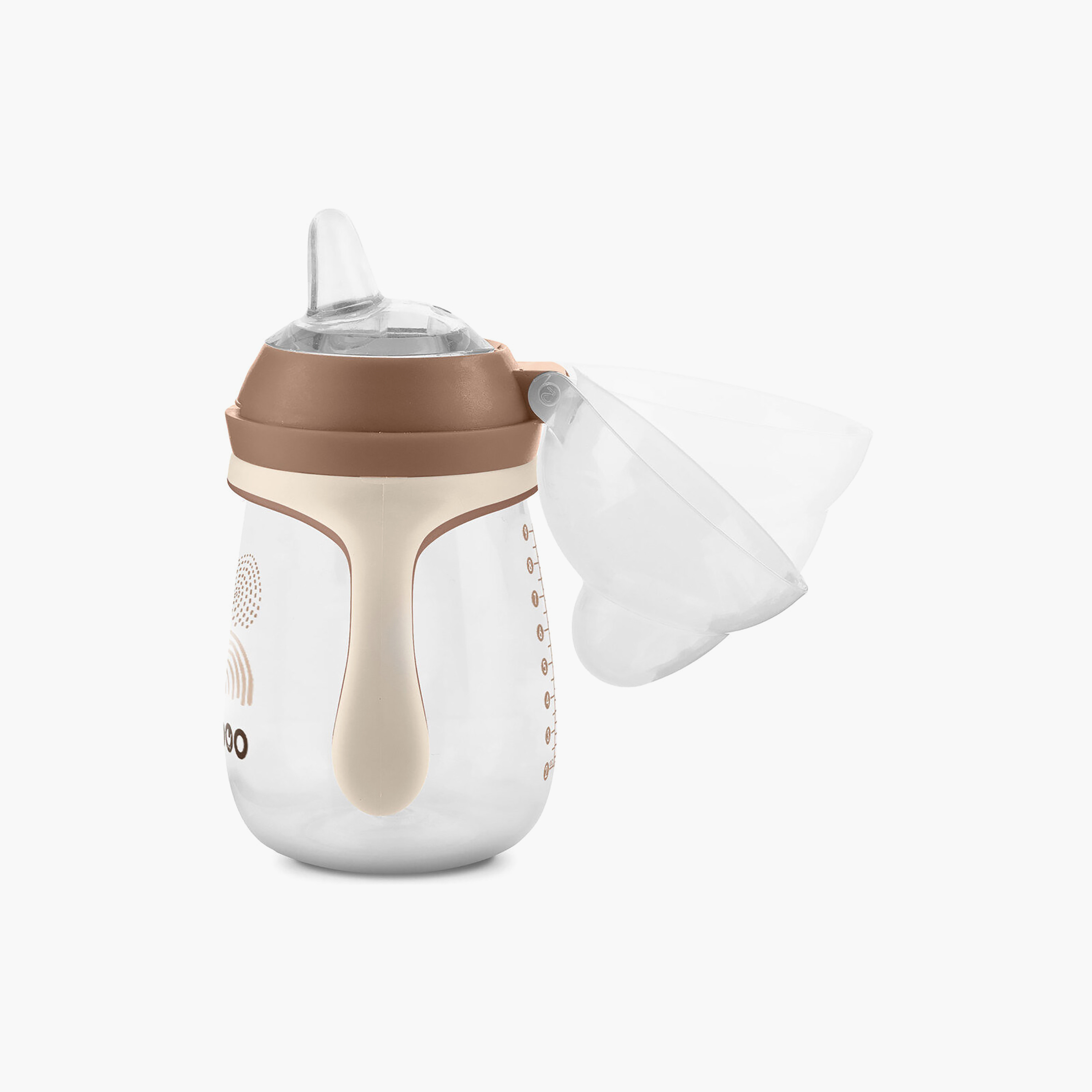 Baboo Sippy Cup with Silicone Spout - Au Naturale - 260 ml - 6 Months+-baby-feeding-mealtimeessentials-image-4