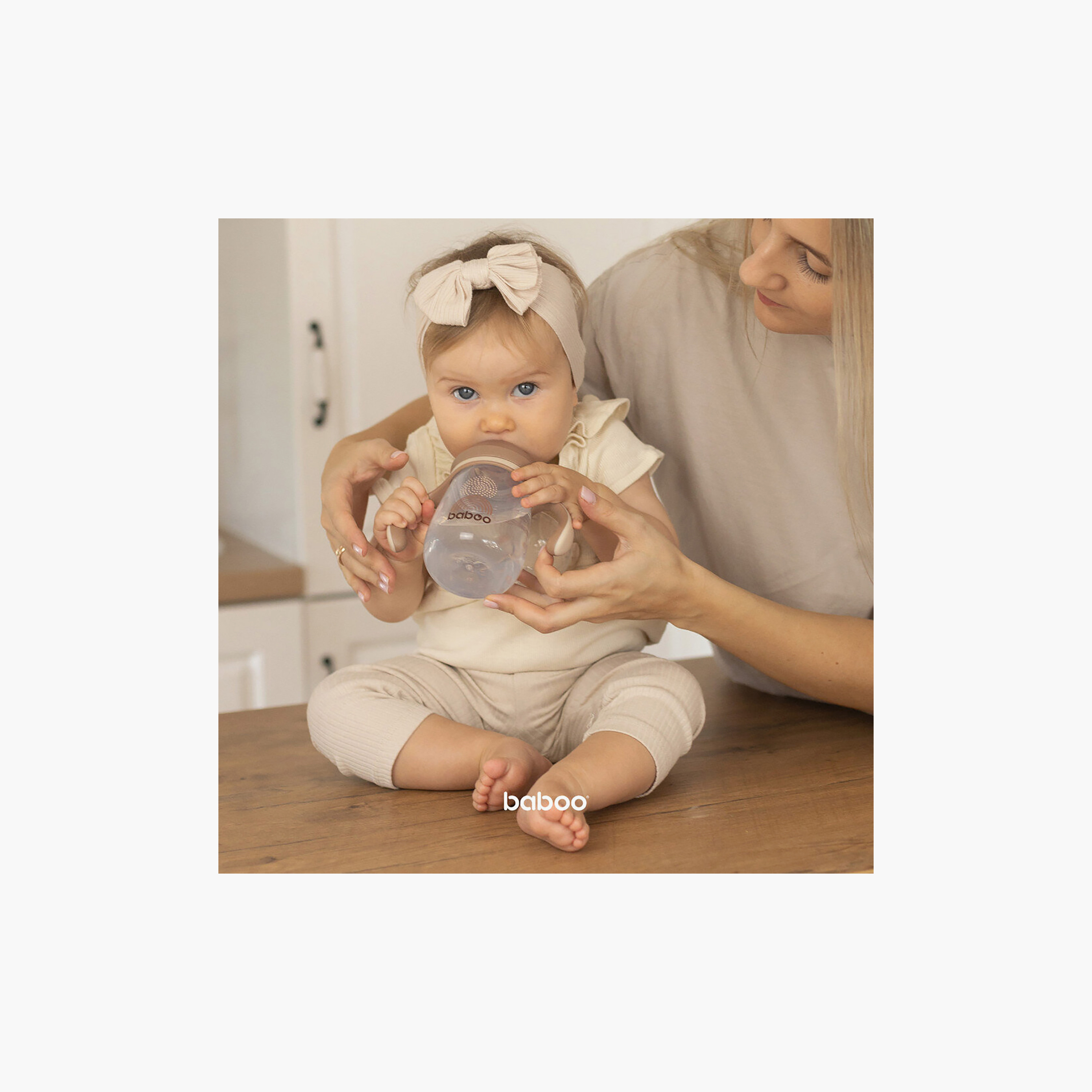 Baboo Sippy Cup with Silicone Spout - Au Naturale - 260 ml - 6 Months+-baby-feeding-mealtimeessentials-image-9