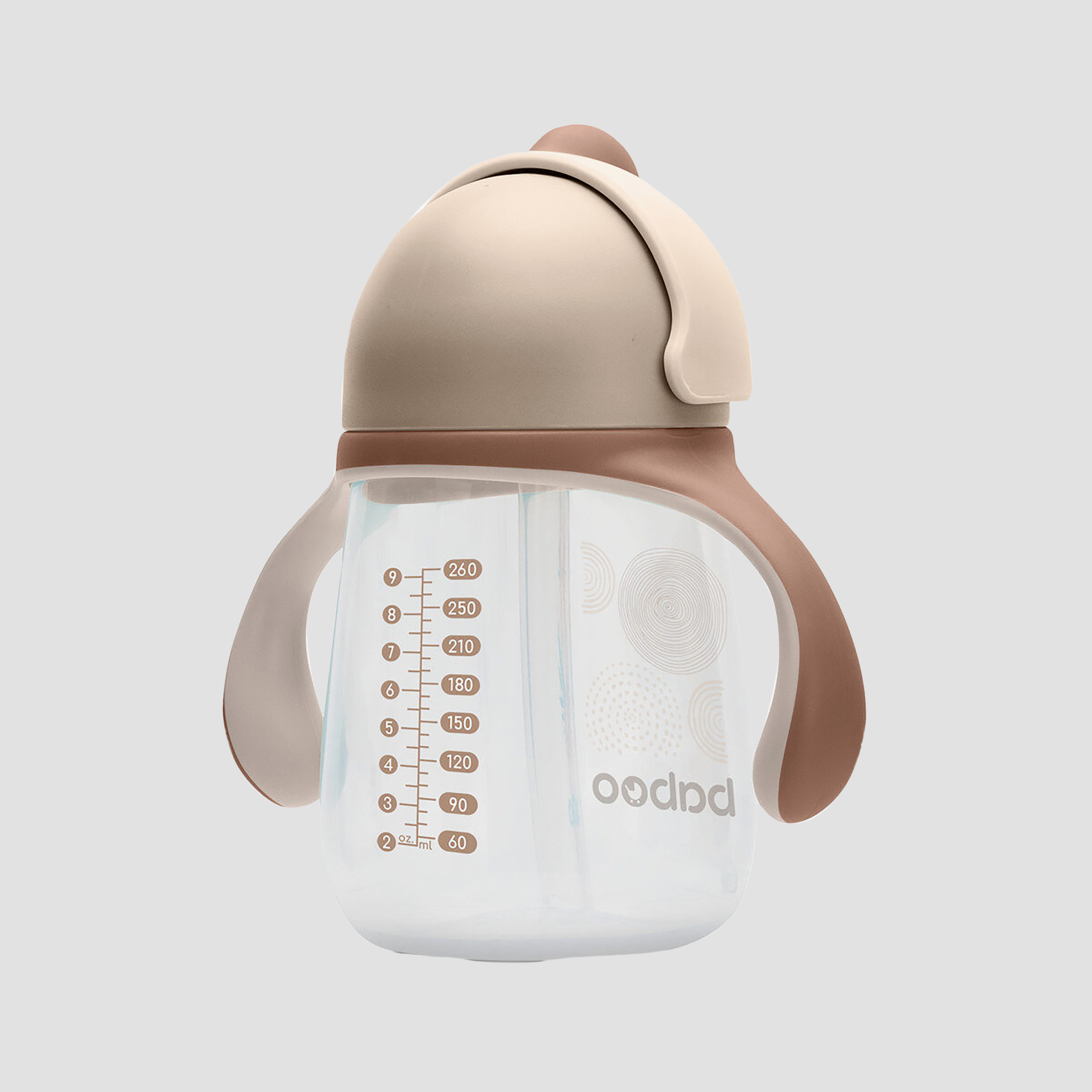 Baboo Sippy Cup with Silicone Straw - Au Naturale - 260 ml - 9 Months+-baby-feeding-mealtimeessentials-image-2