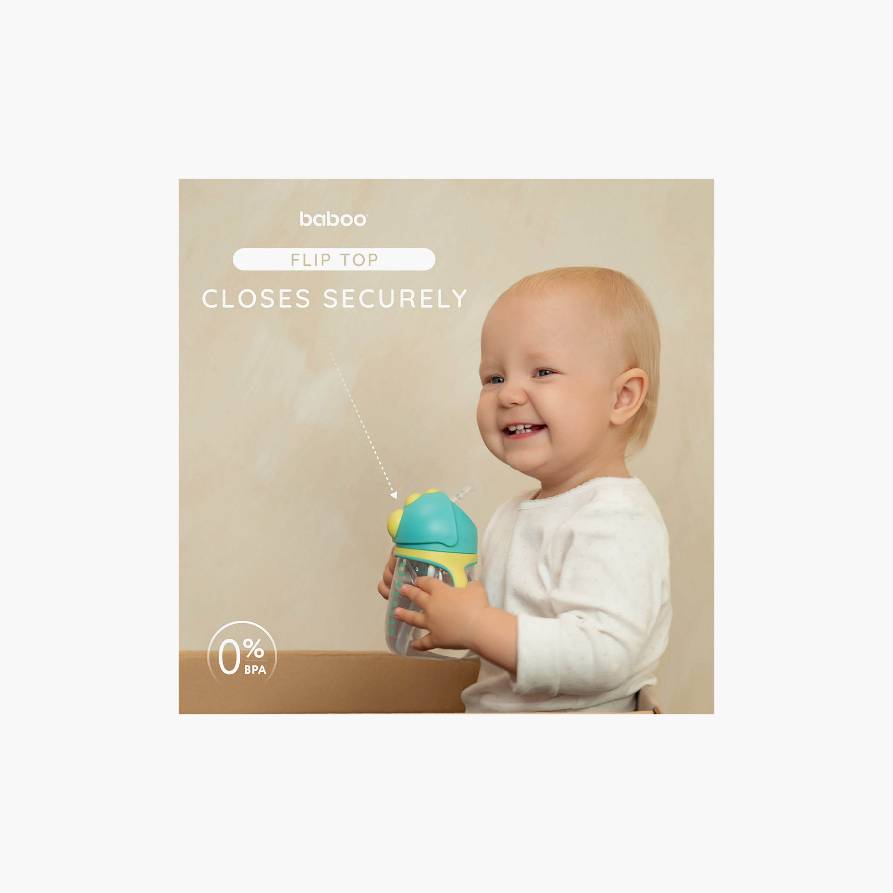Baboo Sippy Cup with Silicone Straw - Lagoon Fiesta - 260 ml - 9 Months+-baby-feeding-mealtimeessentials-image-9