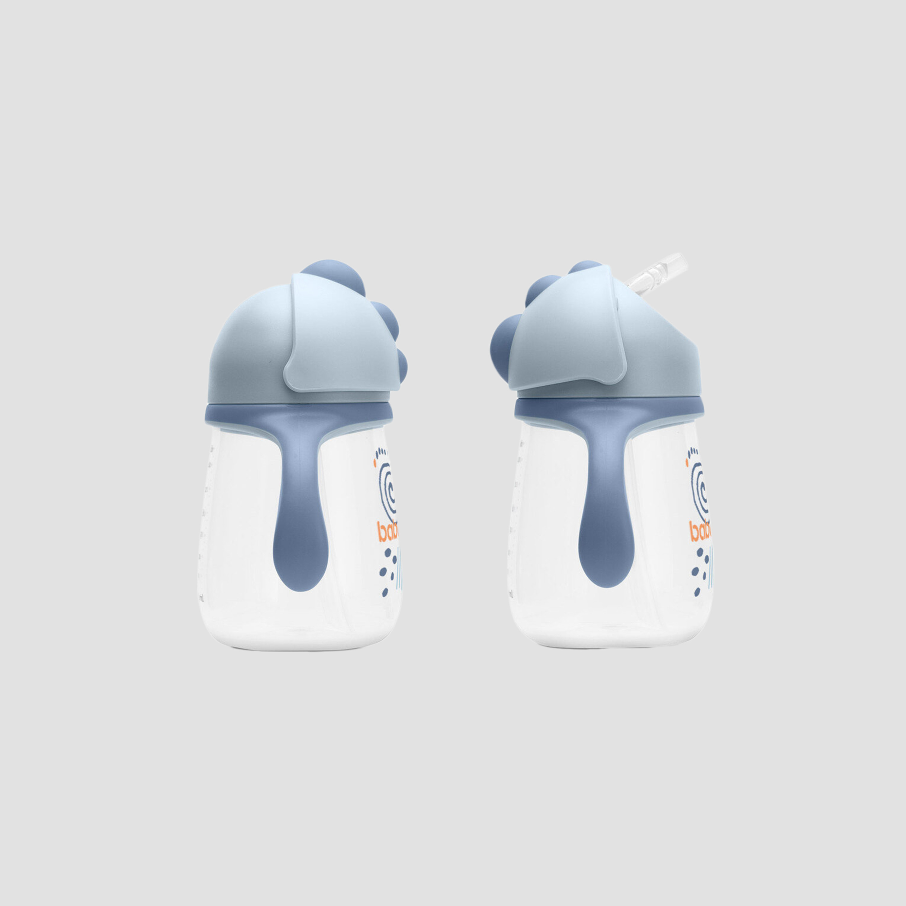 Baboo Sippy Cup with Silicone Straw - Blue Haze - 260 ml - 9 Months+-baby-feeding-mealtimeessentials-image-4