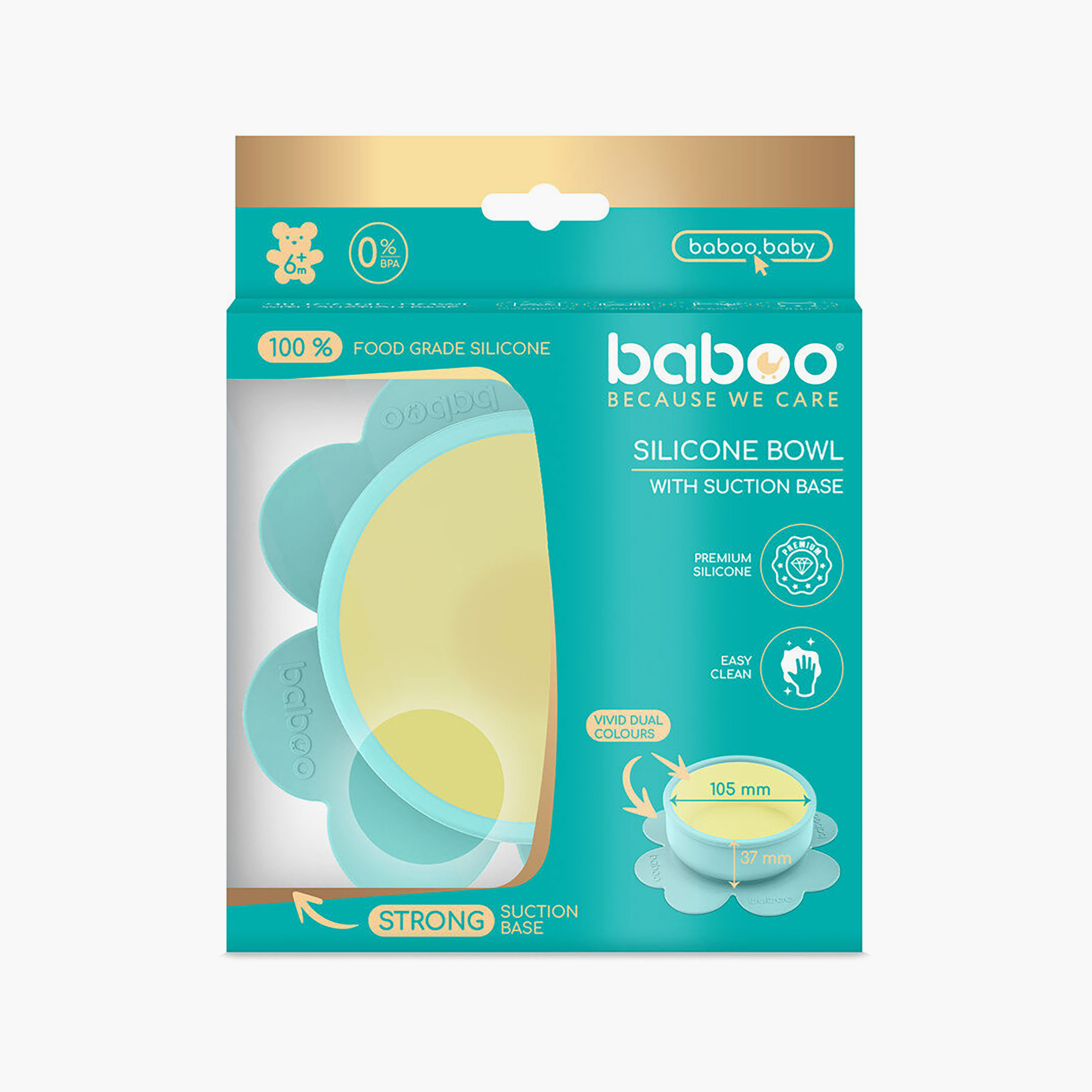 Baboo Silicone Bowl with Suction Base - 6 Months+-baby-feeding-mealtimeessentials-image-5