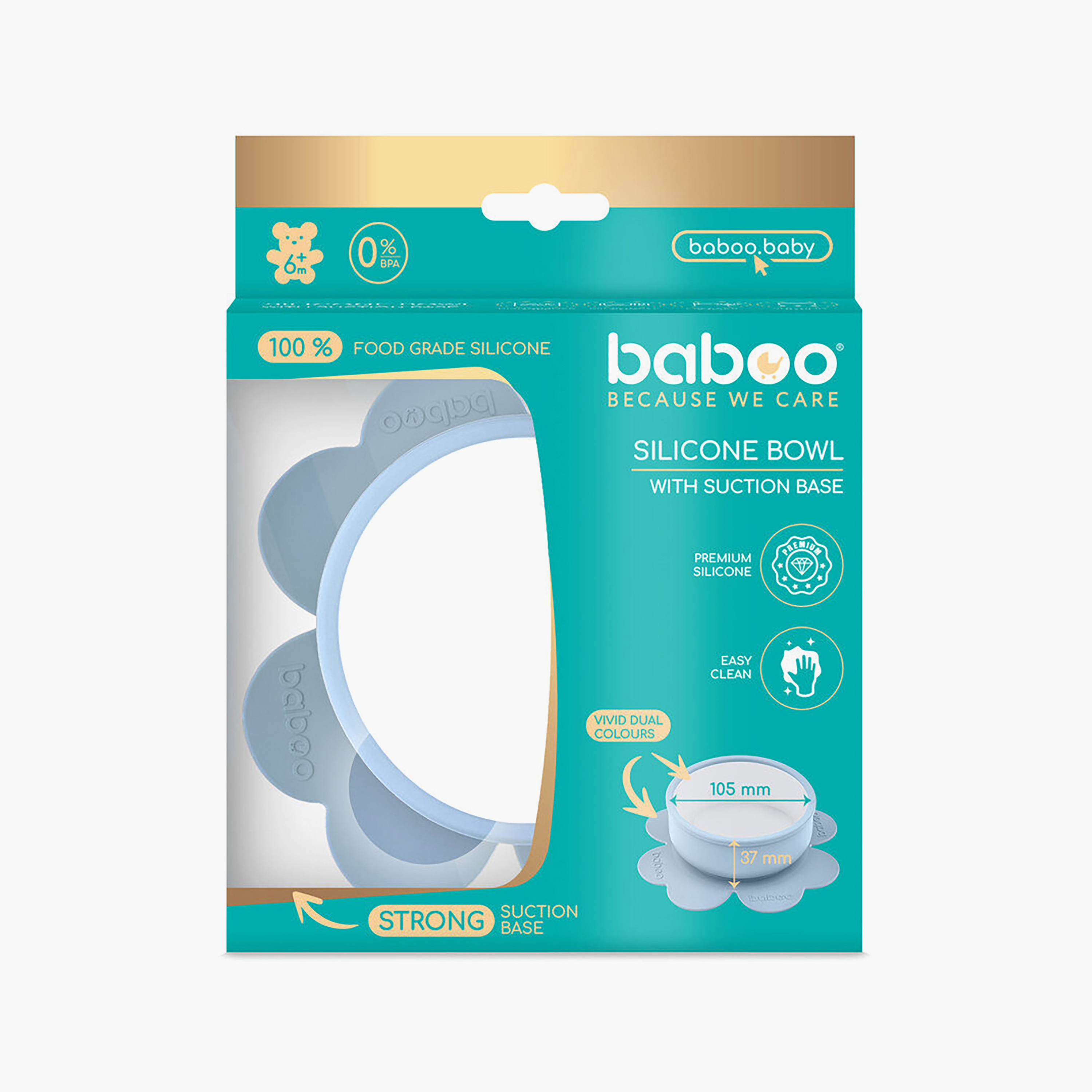 Baboo Silicone Bowl with Suction Base - 6 Months+-baby-feeding-mealtimeessentials-image-5