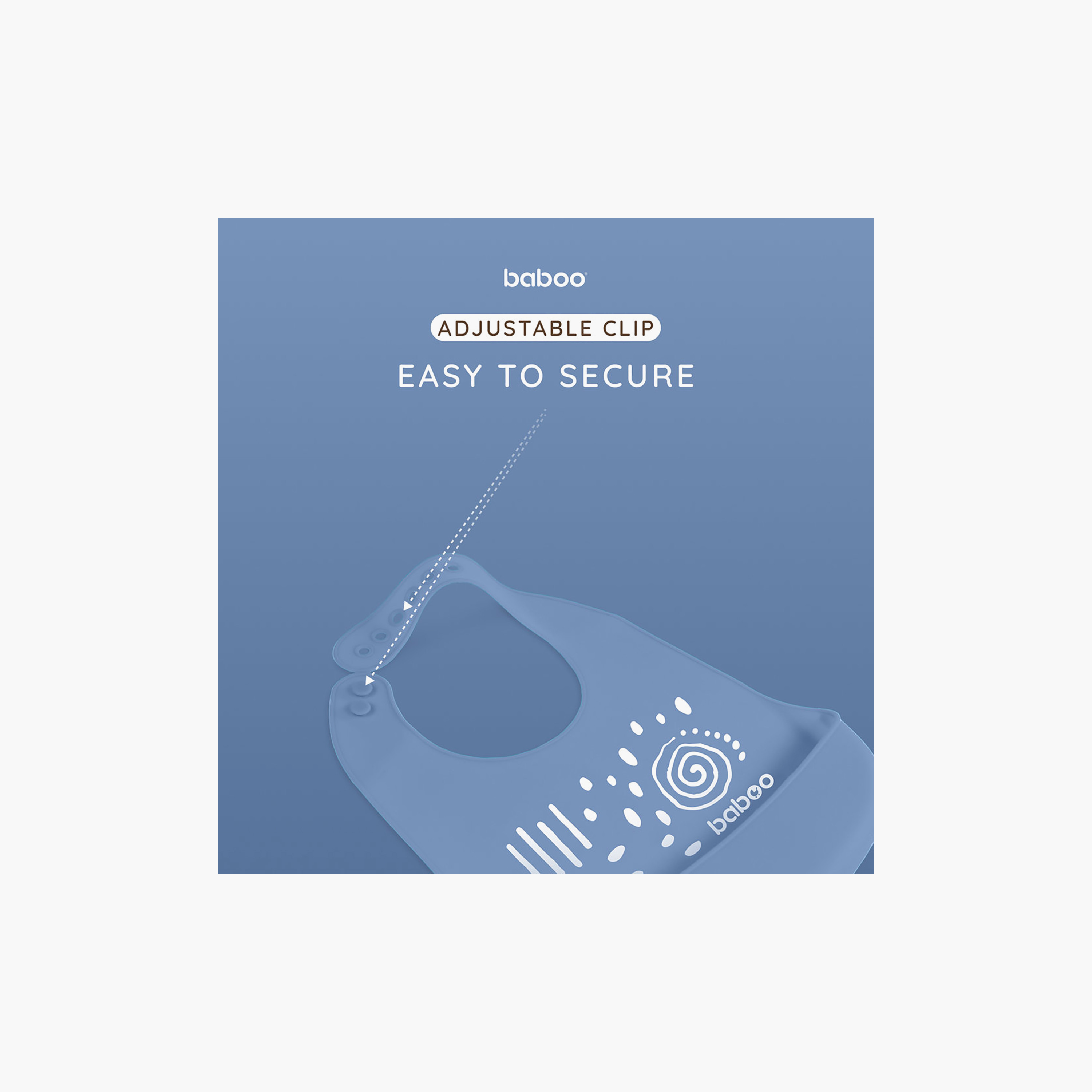 Baboo Silicone Bib - Blue Haze - 4 Months+-baby-feeding-bibs-image-6