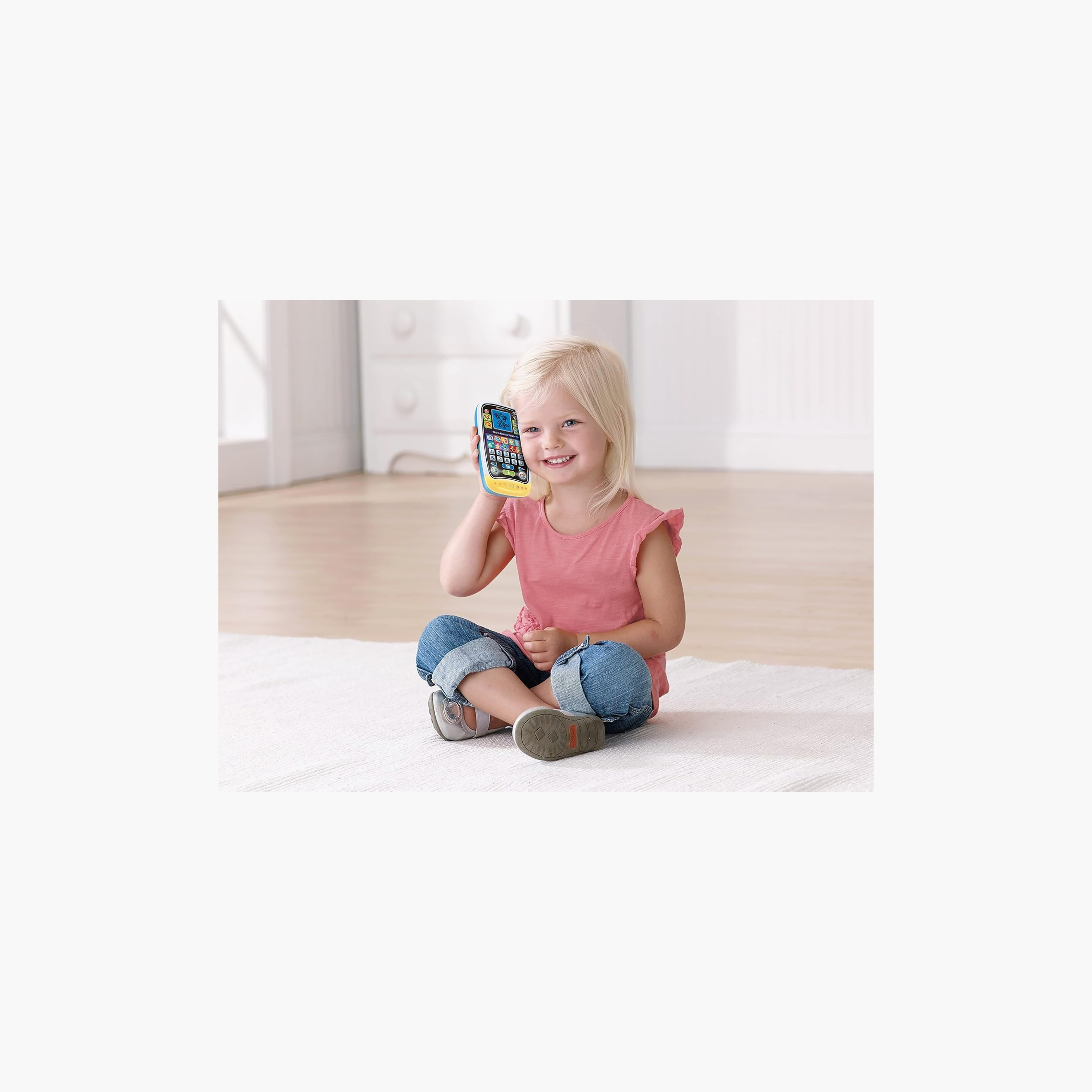 Vtech Chat & Discover Phone Toy with Light & Games-toys-babyandtoddlertoys-learningtoys-image-4