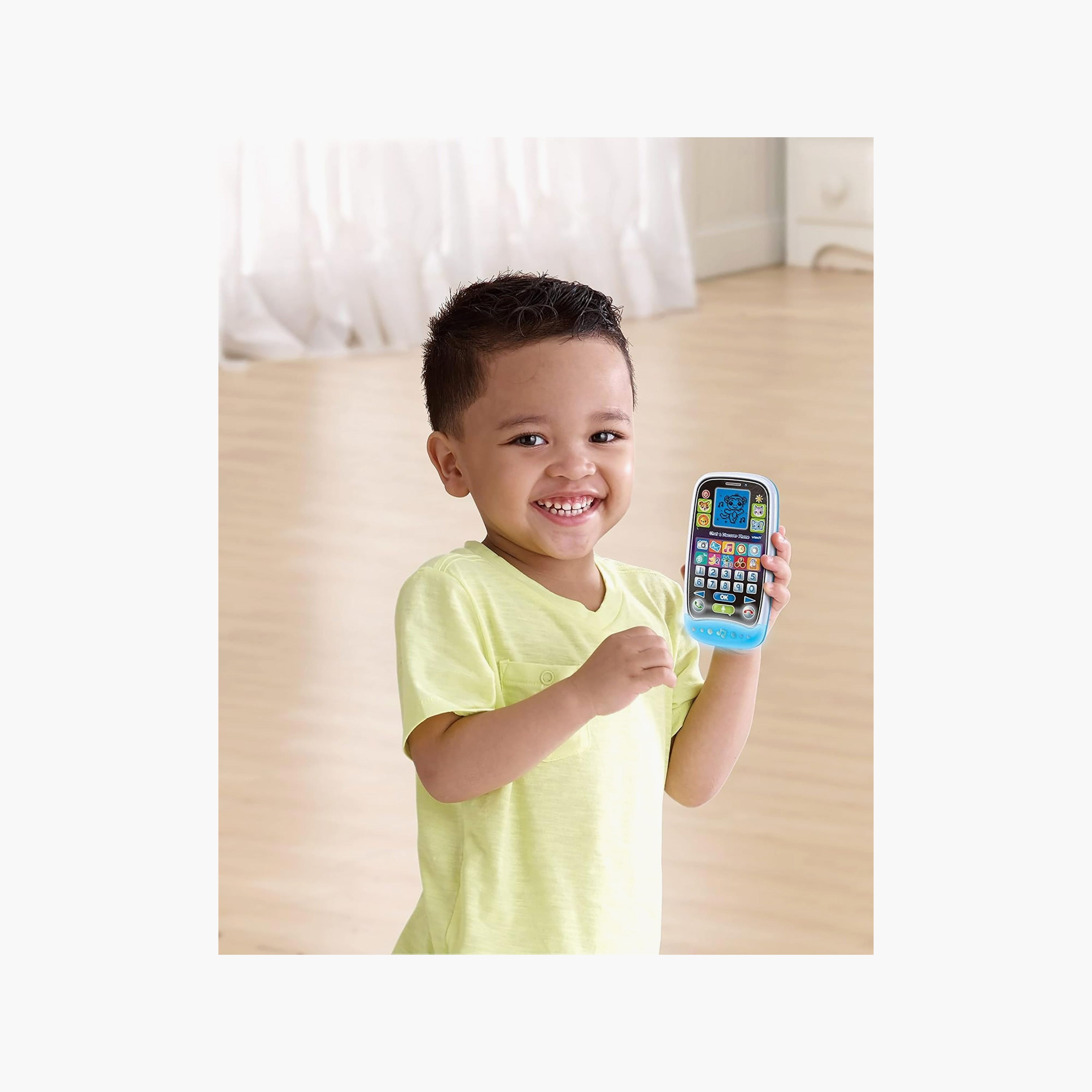 Vtech Chat & Discover Phone Toy with Light & Games-toys-babyandtoddlertoys-learningtoys-image-5