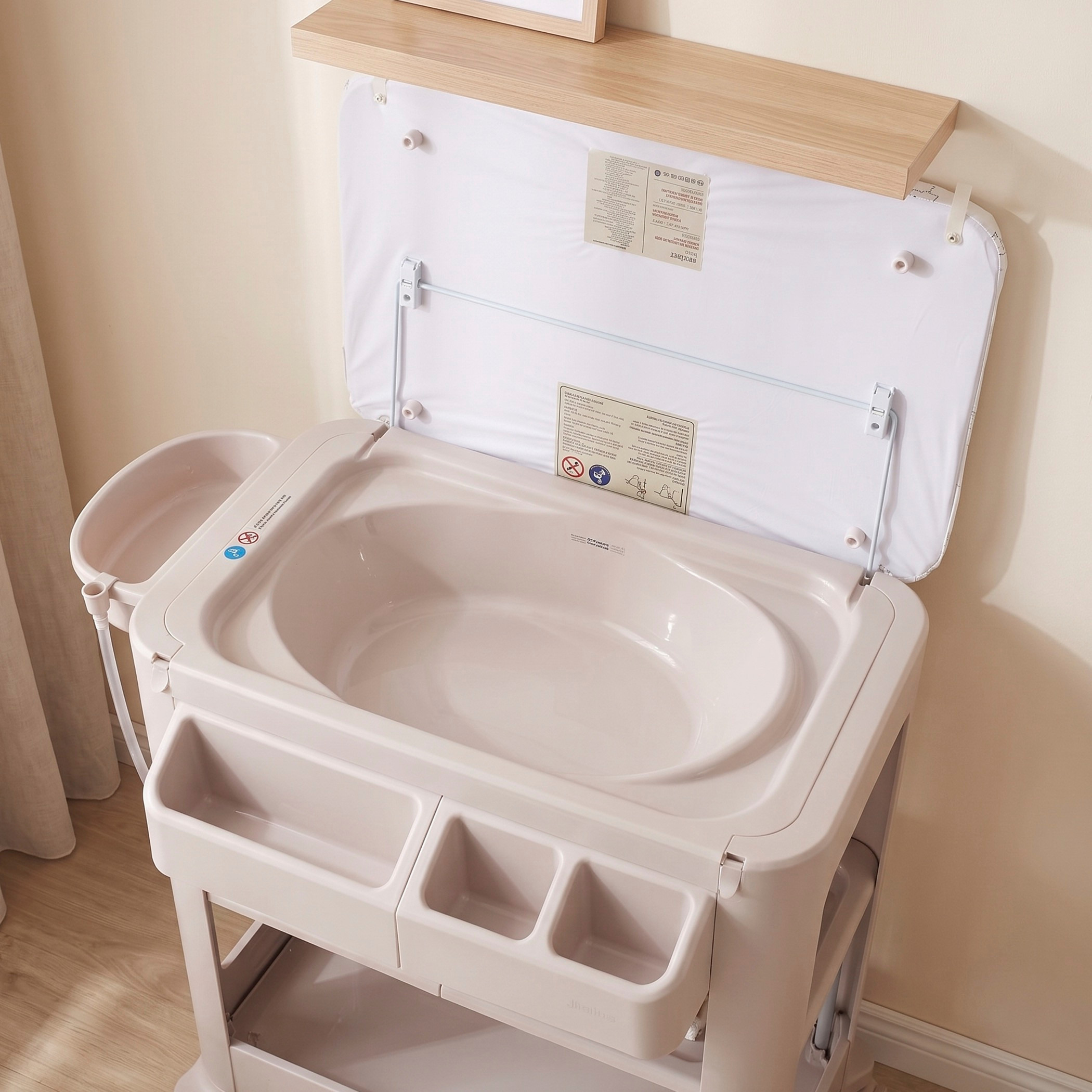 طاولة غيار بطبعات سفاري من جونيورز - 62x79x97 سم-baby-bathandcare-changingtables-image-6