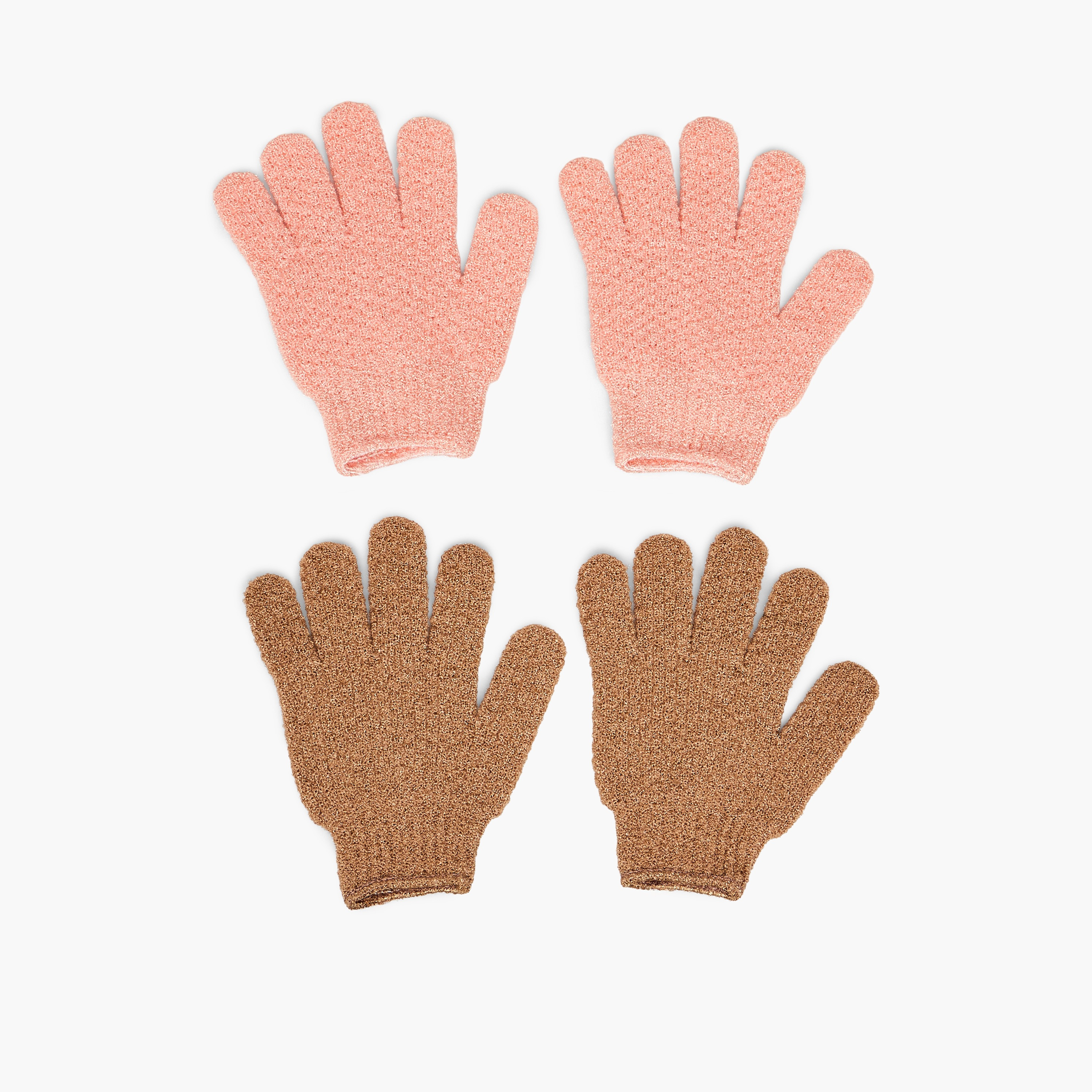 Set of 2 - GLOO Exfoliating Bath Gloves-beautyandpersonalcare-bathandbody-toolsandaccessories-loofahs-image-1