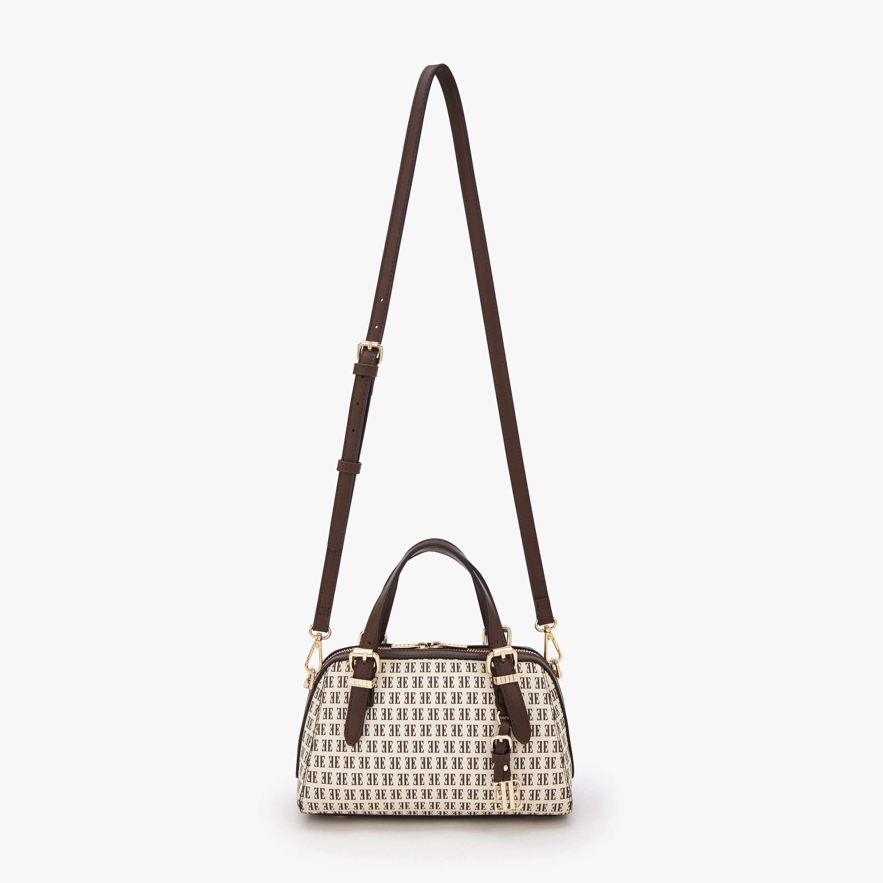 شنطة توتي بطبعات مونوجرام وسحاب إغلاق من إيل-women-bagsandwallets-handbags-image-2