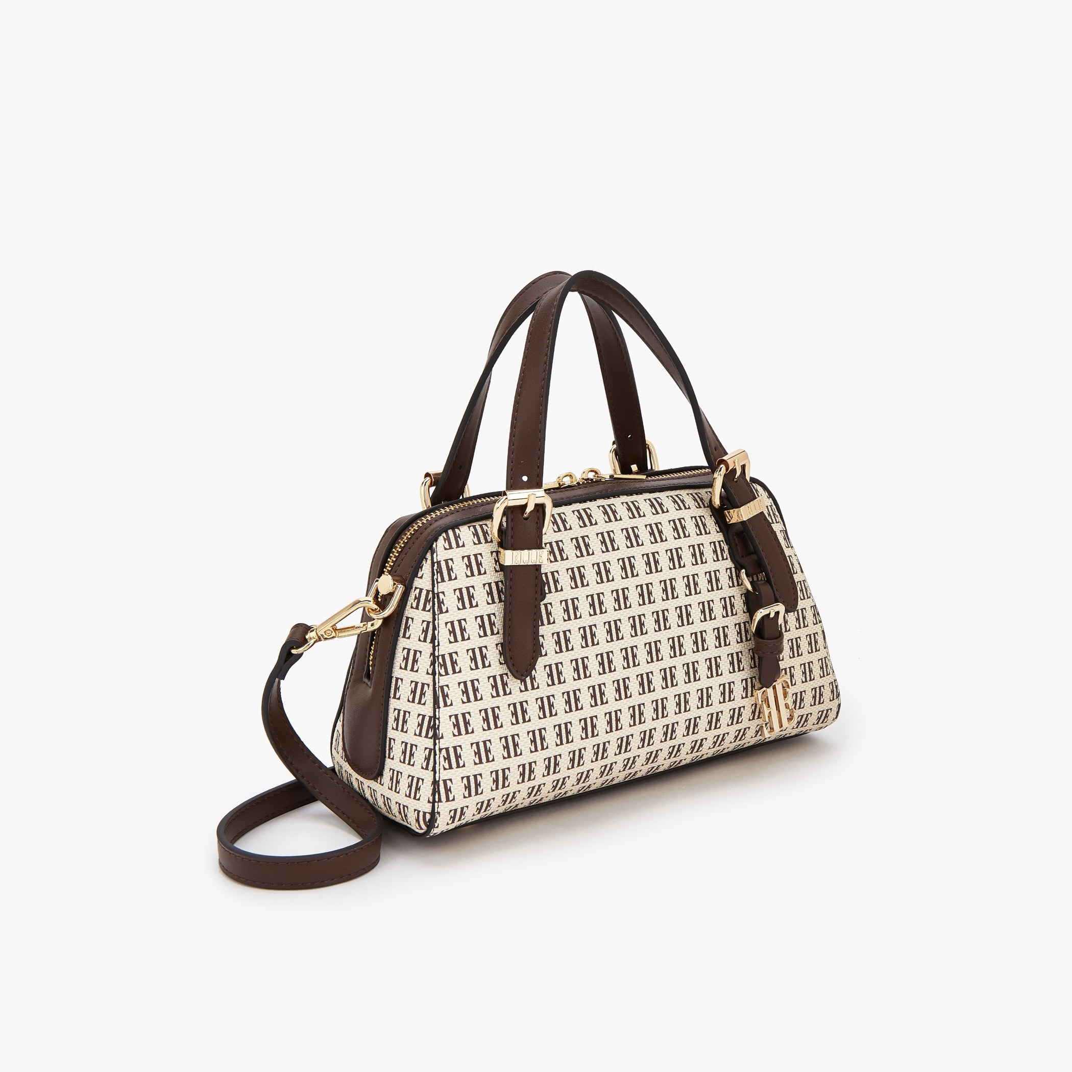 شنطة توتي بطبعات مونوجرام وسحاب إغلاق من إيل-women-bagsandwallets-handbags-image-3
