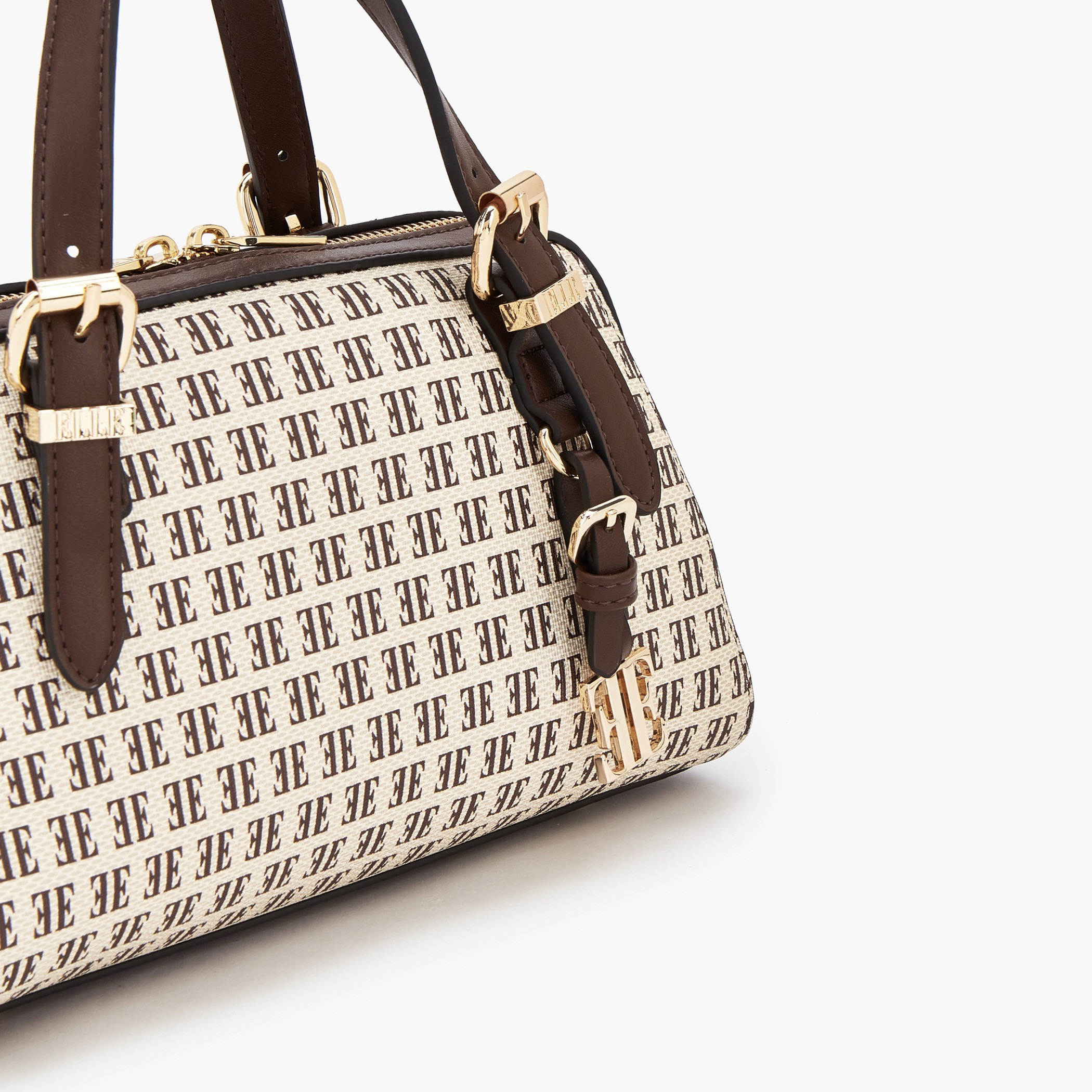 شنطة توتي بطبعات مونوجرام وسحاب إغلاق من إيل-women-bagsandwallets-handbags-image-4