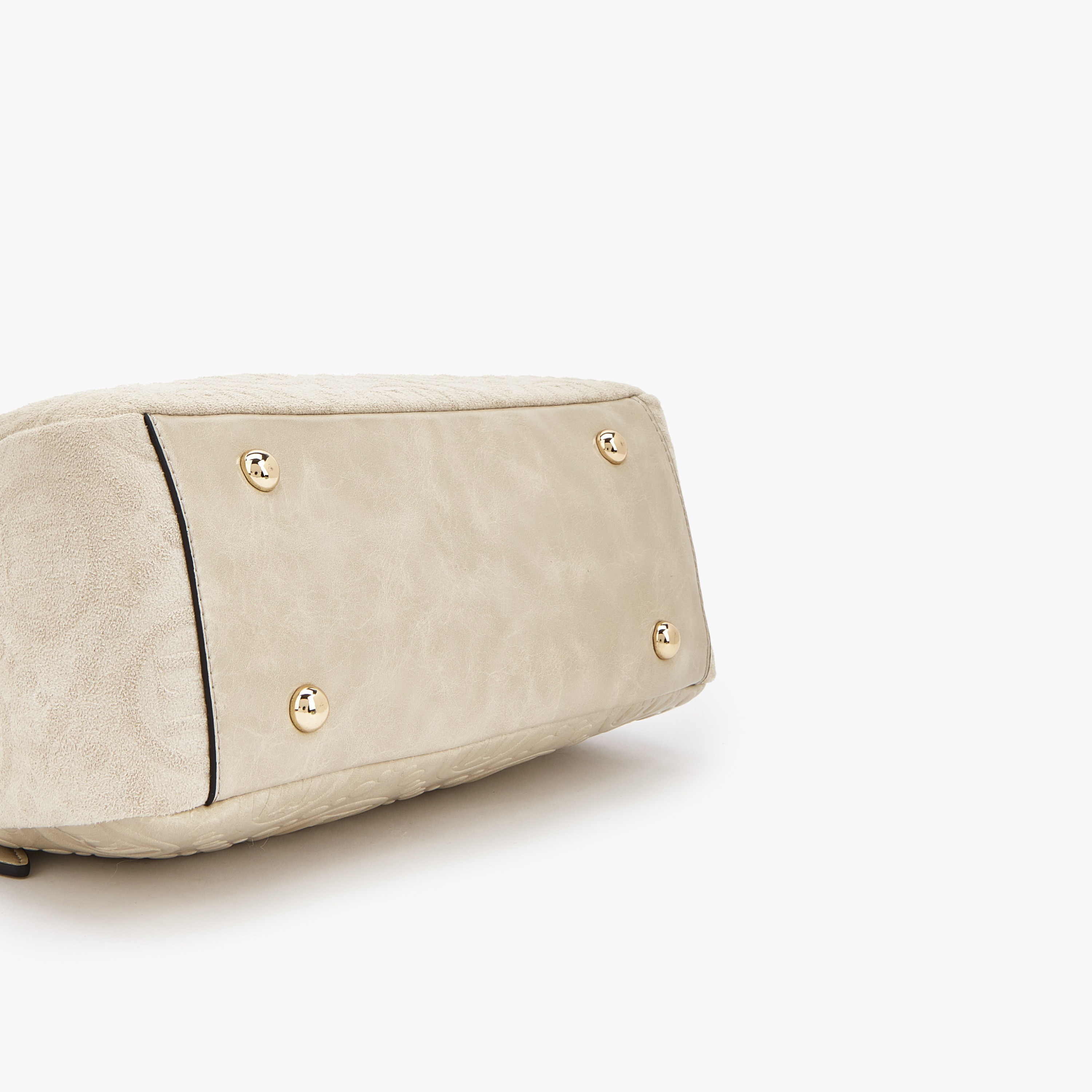 شنطة كتف بارزة الملمس مونوجرام وزينة دلايّة من إيل-women-bagsandwallets-handbags-image-5