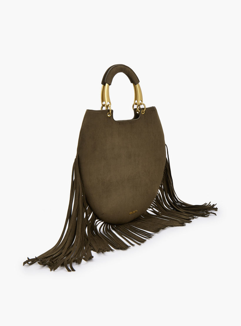 شنطة توت بتفاصيل شراريب ومقبض مزدوج من سيليست-women-bagsandwallets-handbags-image-3