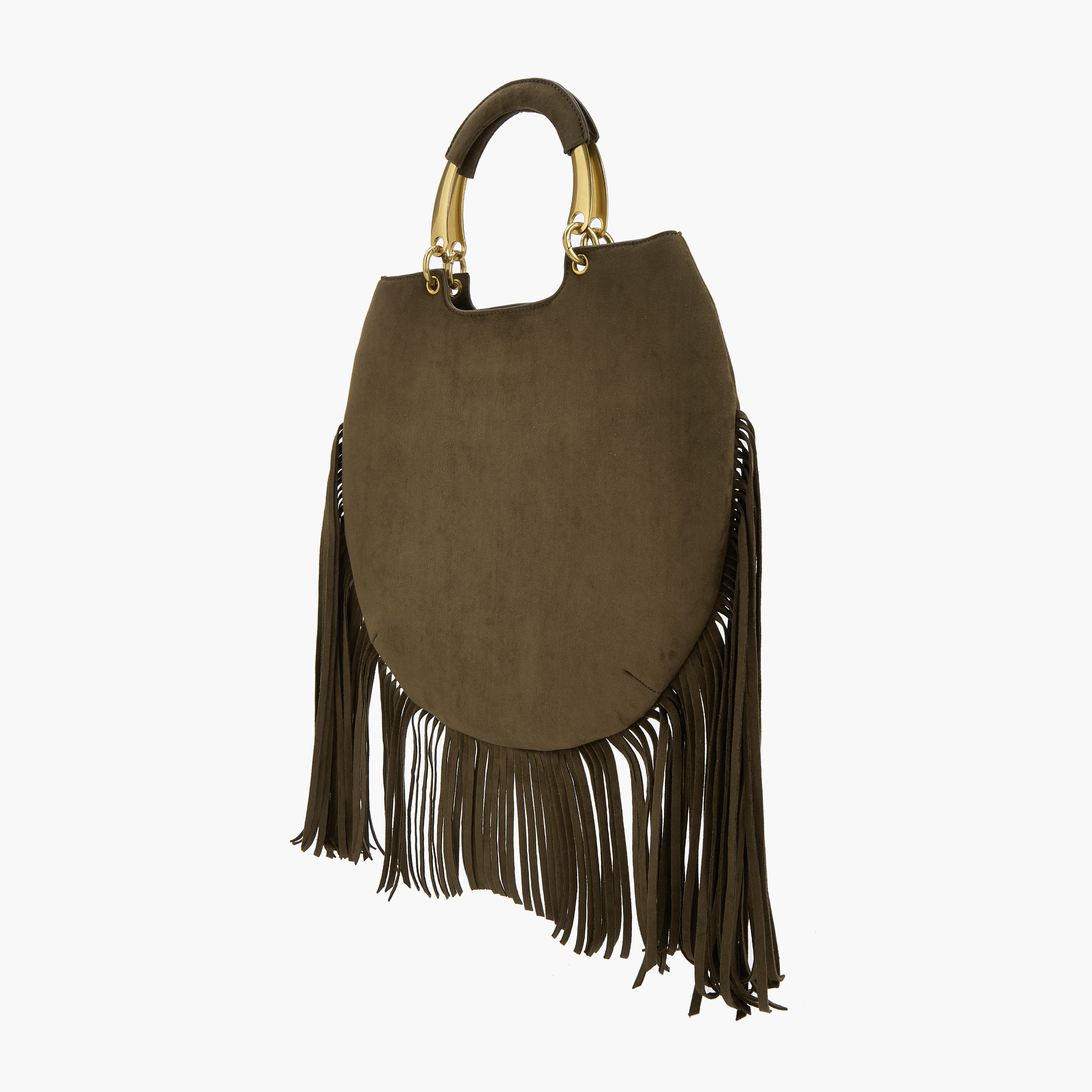 شنطة توت بتفاصيل شراريب ومقبض مزدوج من سيليست-women-bagsandwallets-handbags-image-5