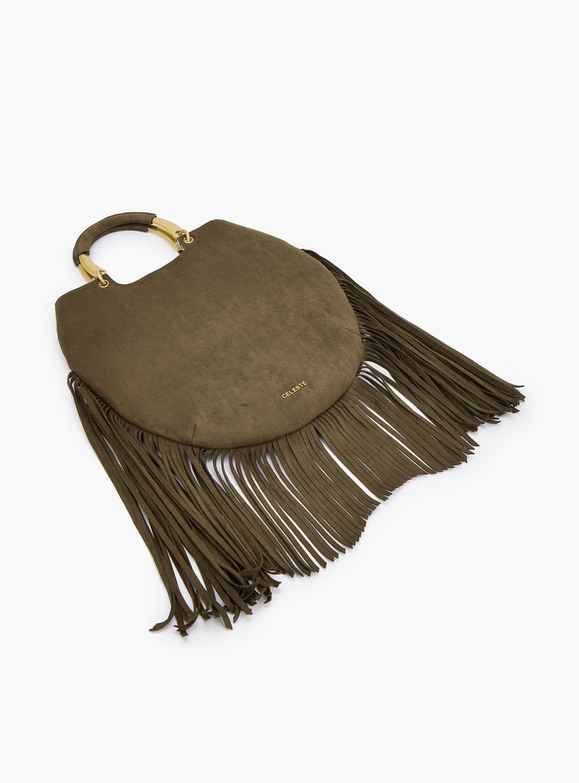 شنطة توت بتفاصيل شراريب ومقبض مزدوج من سيليست-women-bagsandwallets-handbags-image-6