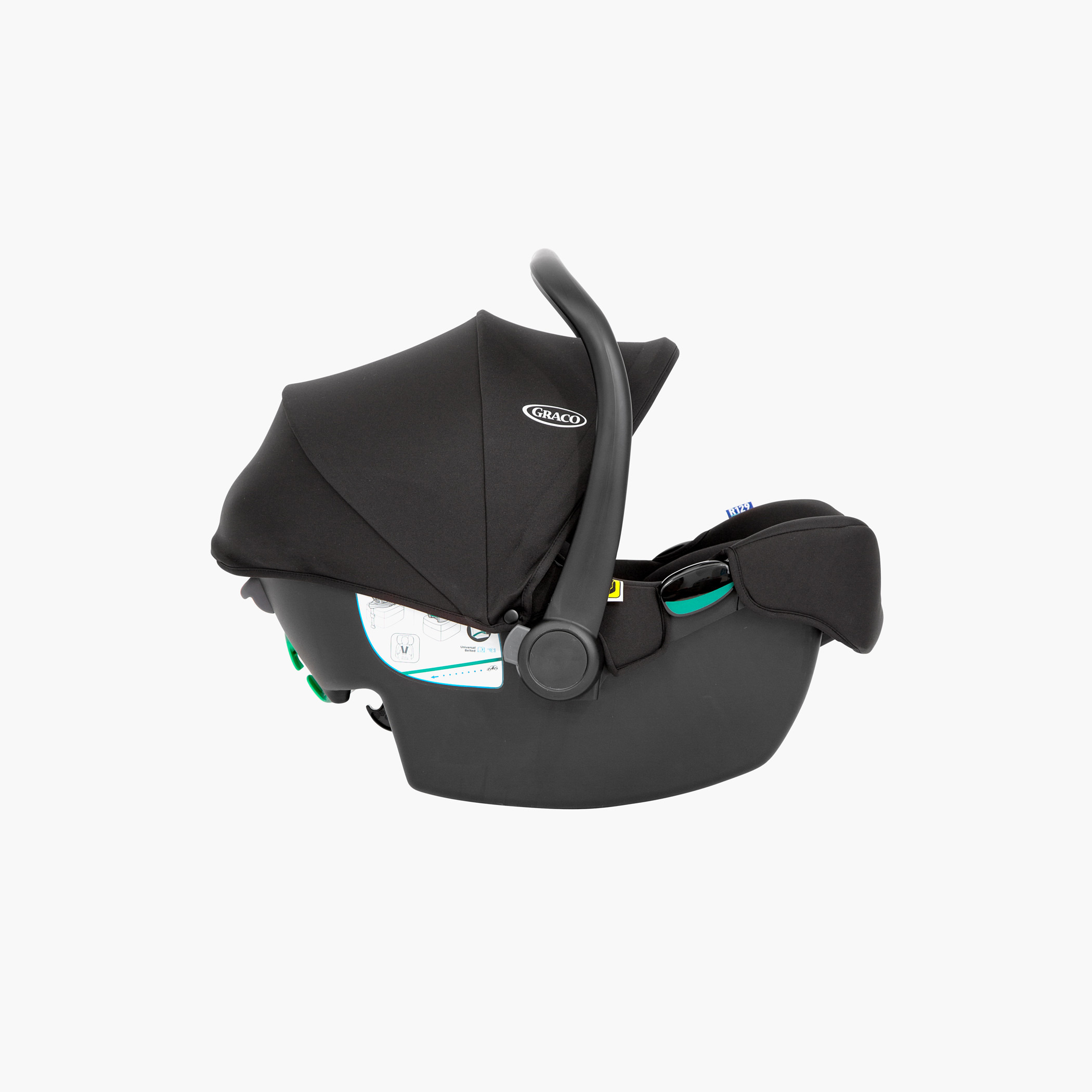 Graco Snuglite i-Size R129 Convertible Car Seat with Canopy and Carry Handle-baby-gear-carseats-image-2