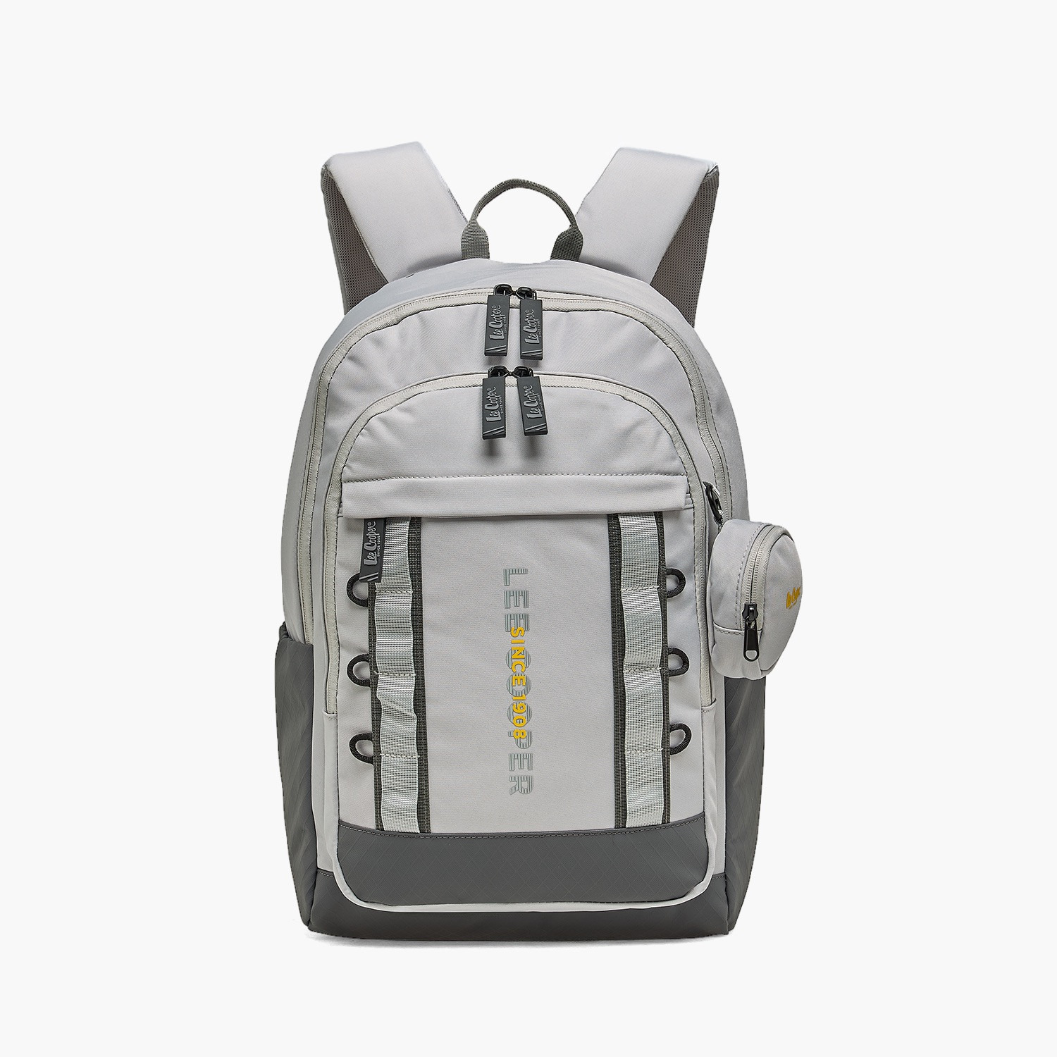Lee Cooper Logo Print Backpack for Kids 13 Years+ with Padded Shoulder Straps-boys-accessories-bagsandbackpacks-image-1