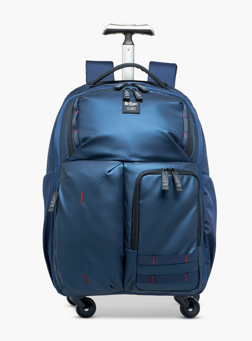 شنطة سادة بعجلات ومقبض قابل للسحب للأطفال من 13 سنة من لي كوبر-school-bagsandbackpacks-trolleybags-image-1