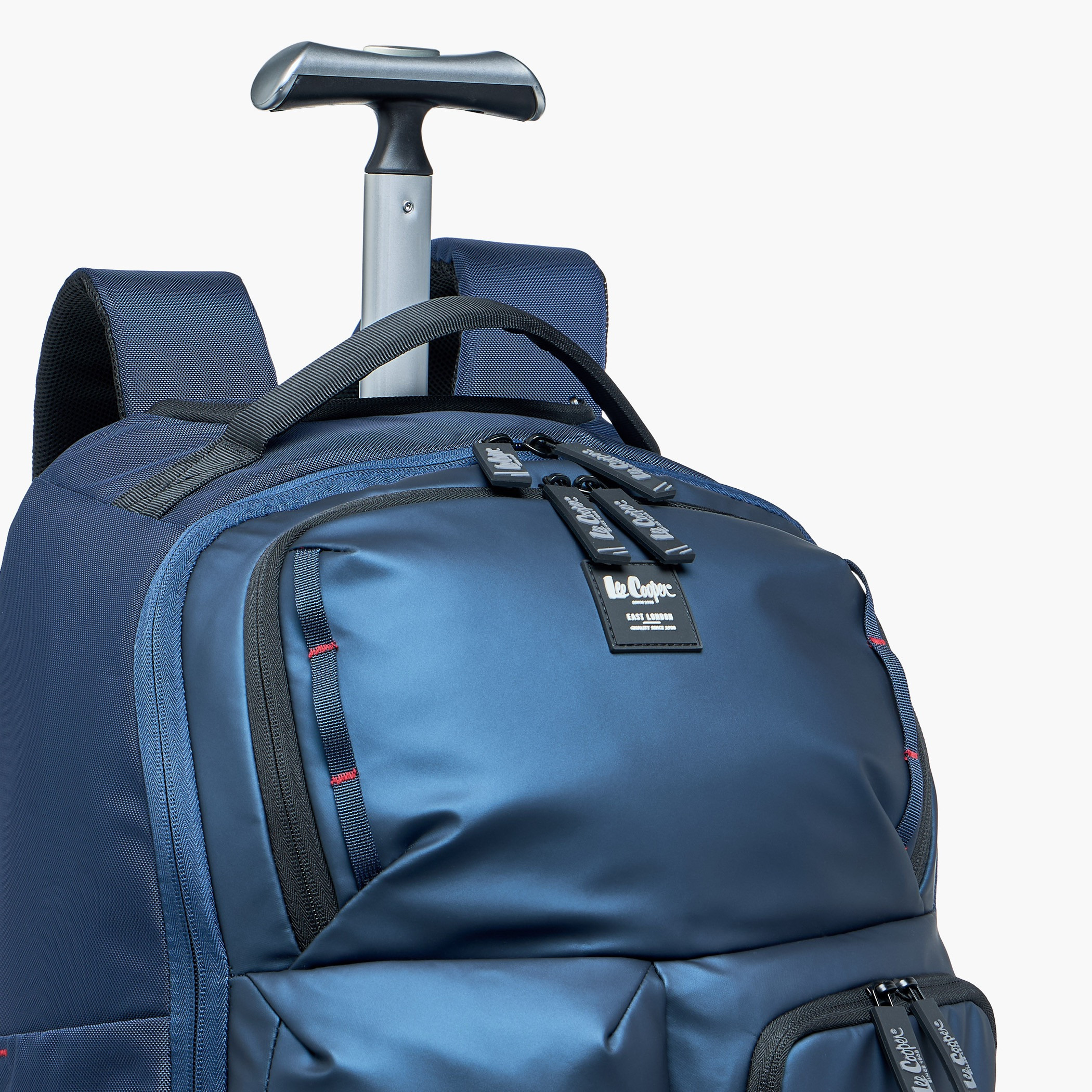شنطة سادة بعجلات ومقبض قابل للسحب للأطفال من 13 سنة من لي كوبر-school-bagsandbackpacks-trolleybags-image-4