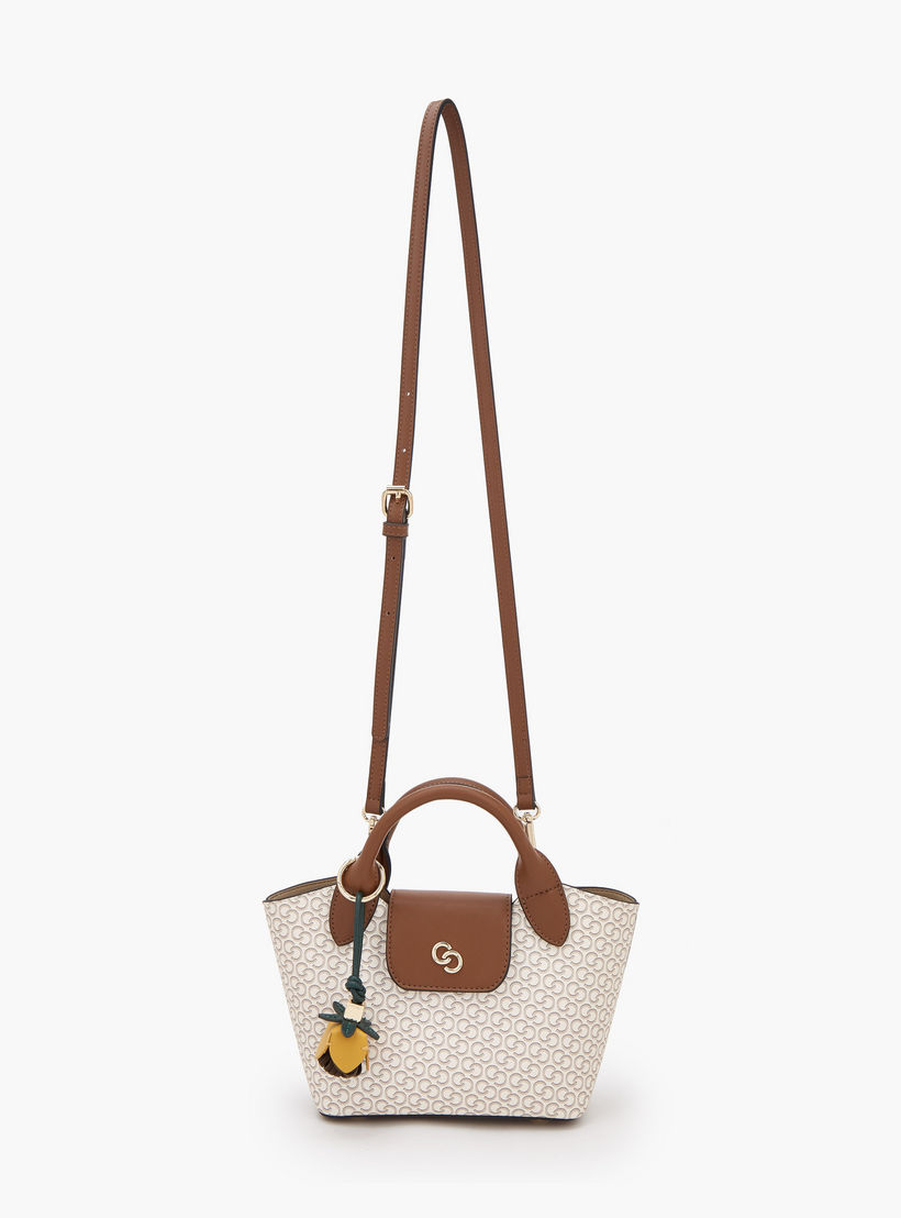 شنطة توت بطبعات مونوجرام مع شنطة صغيرة من سيليست-women-bagsandwallets-handbags-image-4