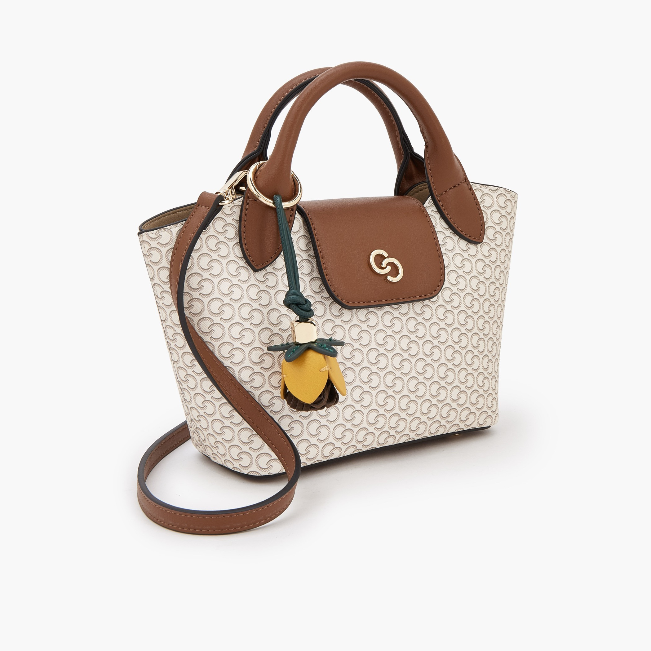 شنطة توت بطبعات مونوجرام مع شنطة صغيرة من سيليست-women-bagsandwallets-handbags-image-5