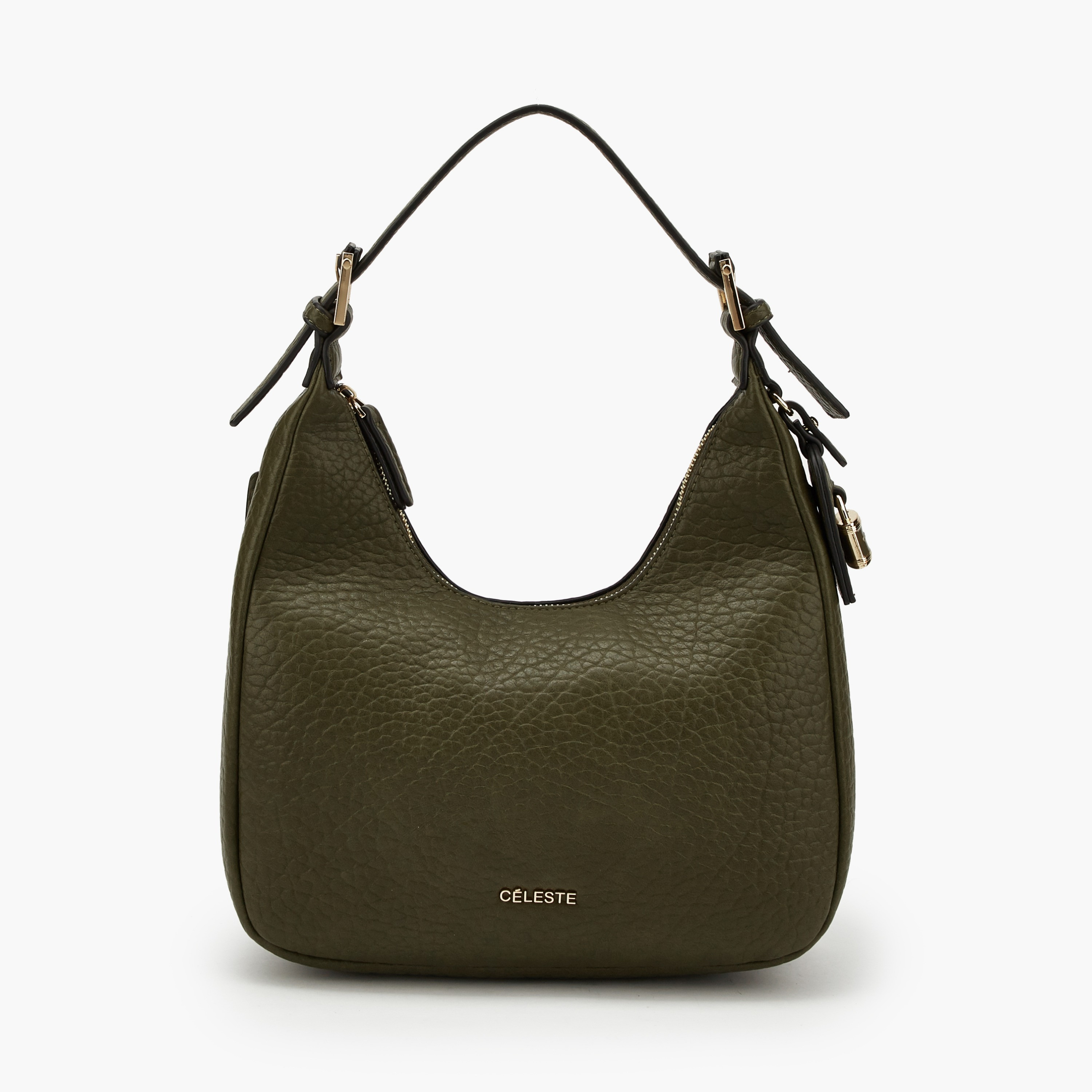 شنطة كتف بارزة الملمس بحزام قابل للتعديل من سيليست-women-bagsandwallets-handbags-image-1