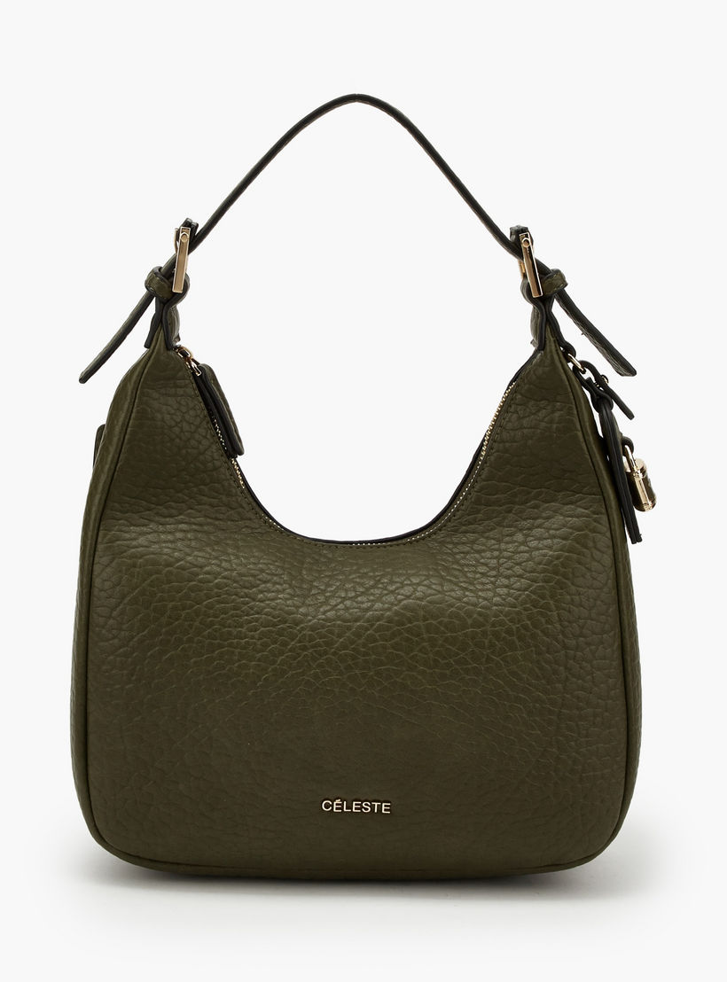 شنطة كتف بارزة الملمس بحزام قابل للتعديل من سيليست-women-bagsandwallets-handbags-image-1