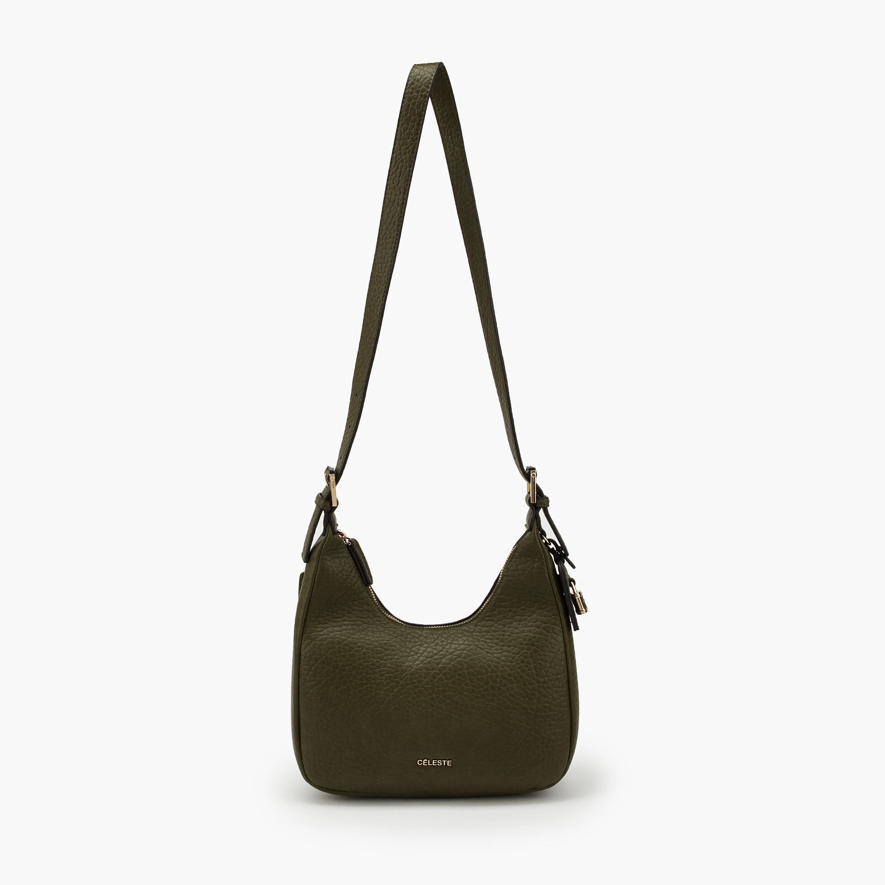 شنطة كتف بارزة الملمس بحزام قابل للتعديل من سيليست-women-bagsandwallets-handbags-image-2