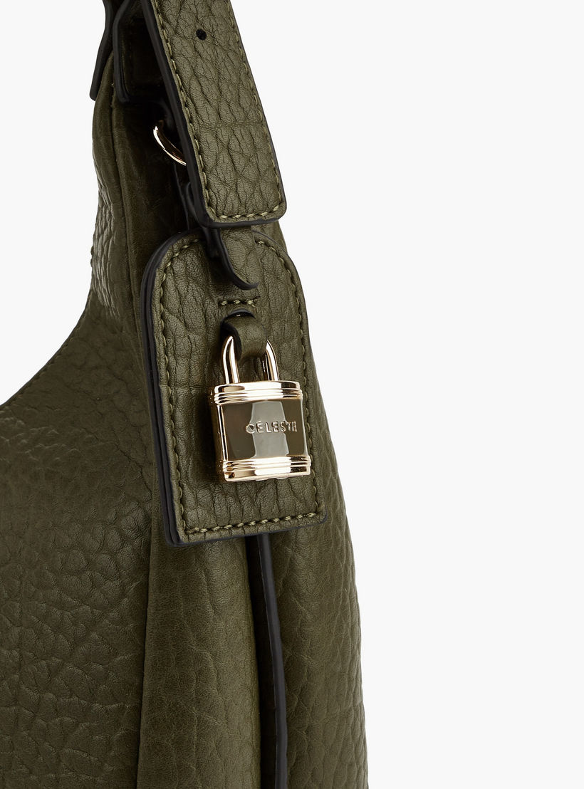 شنطة كتف بارزة الملمس بحزام قابل للتعديل من سيليست-women-bagsandwallets-handbags-image-7