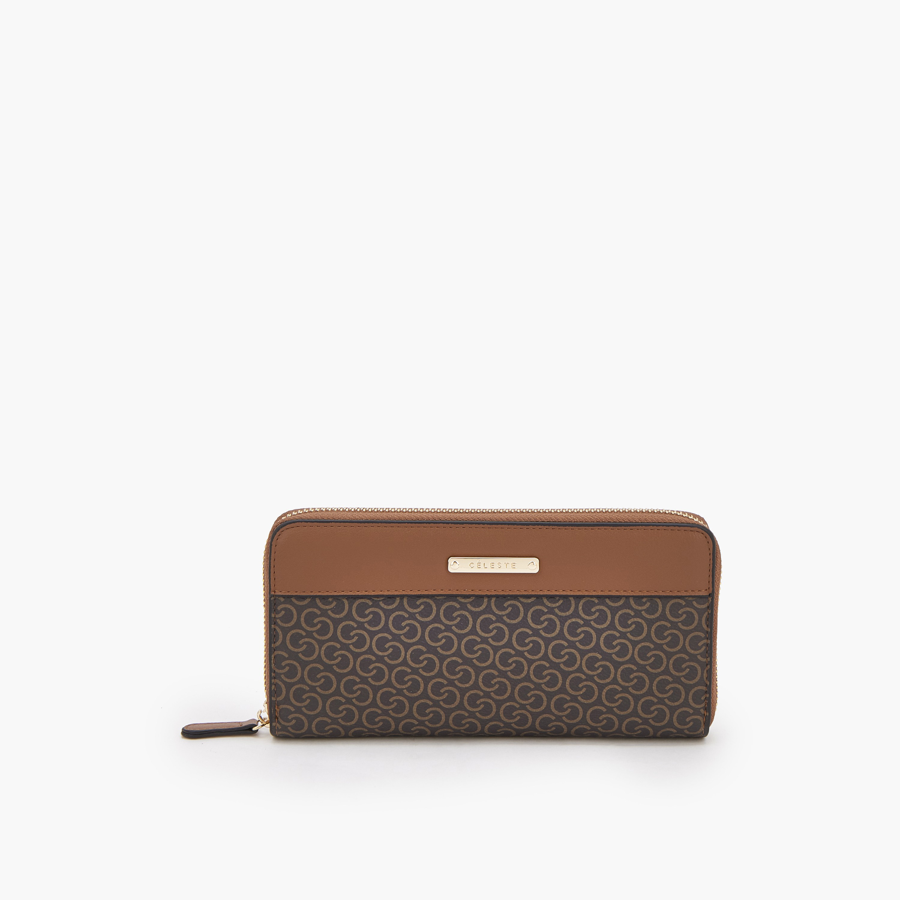 طقم شنط توت بطبعة مونوجرام وسحاب إغلاق من سيليست - طقم من 4 قطع-women-bagsandwallets-handbags-image-9