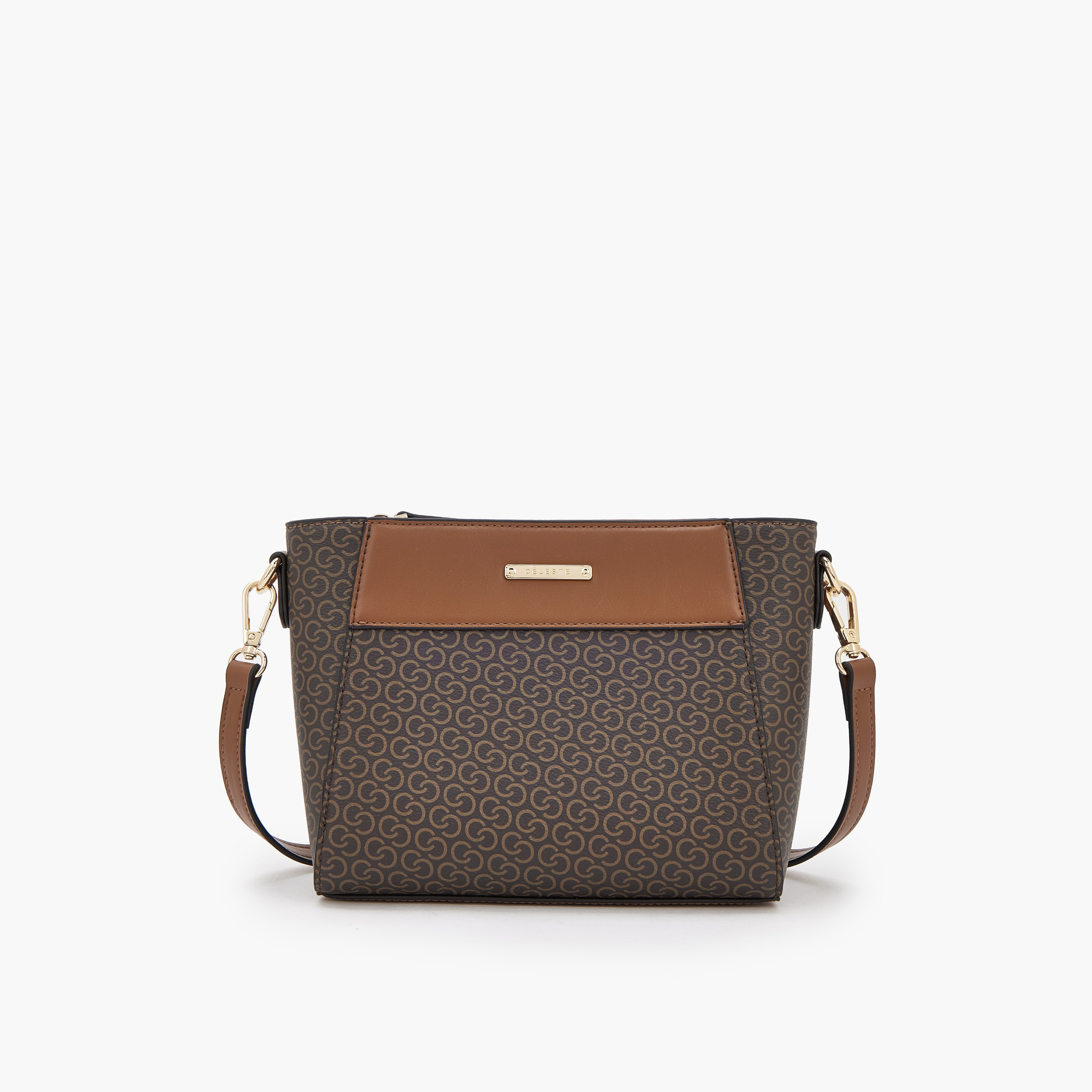 طقم شنط توت بطبعة مونوجرام وسحاب إغلاق من سيليست - طقم من 4 قطع-women-bagsandwallets-handbags-image-7