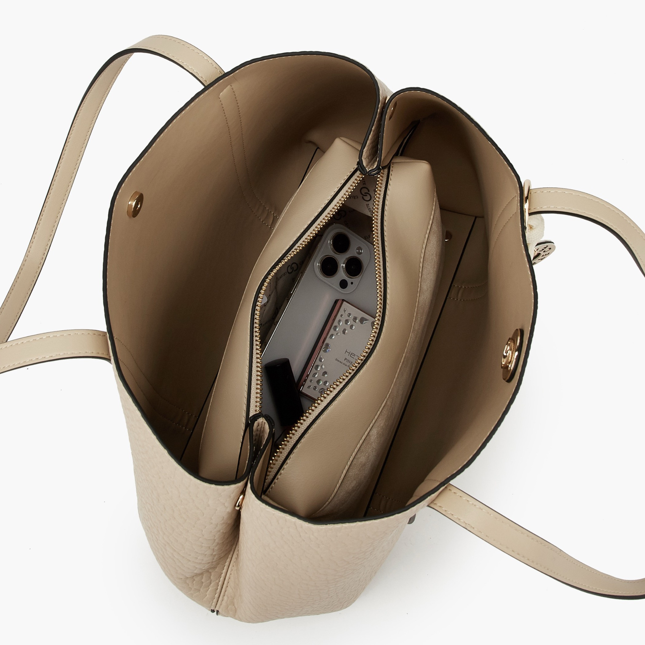 شنطة توتي بارزة الملمس مع محفظة من سيليست-women-bagsandwallets-handbags-image-11