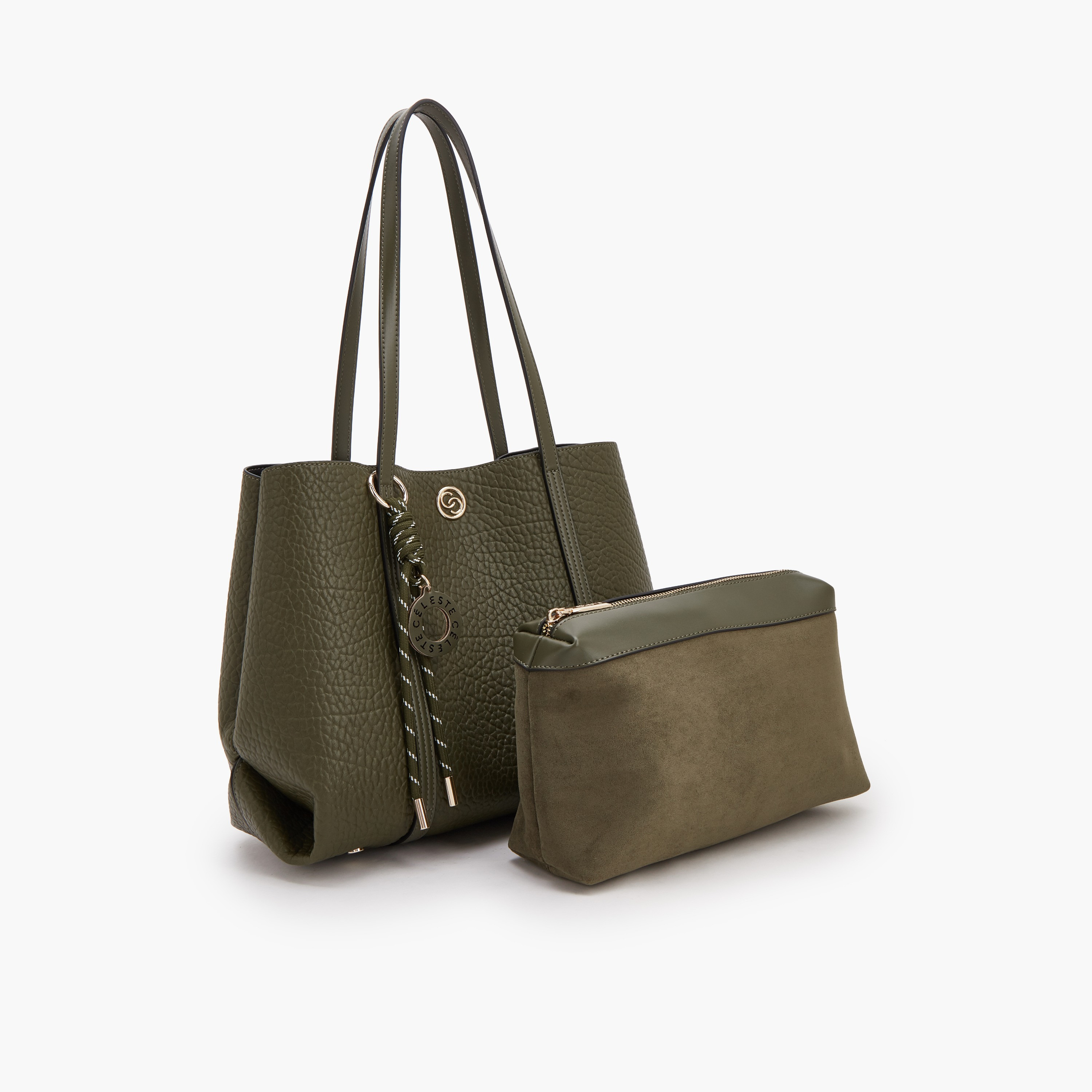 شنطة توتي بارزة الملمس مع محفظة من سيليست-women-bagsandwallets-handbags-image-2